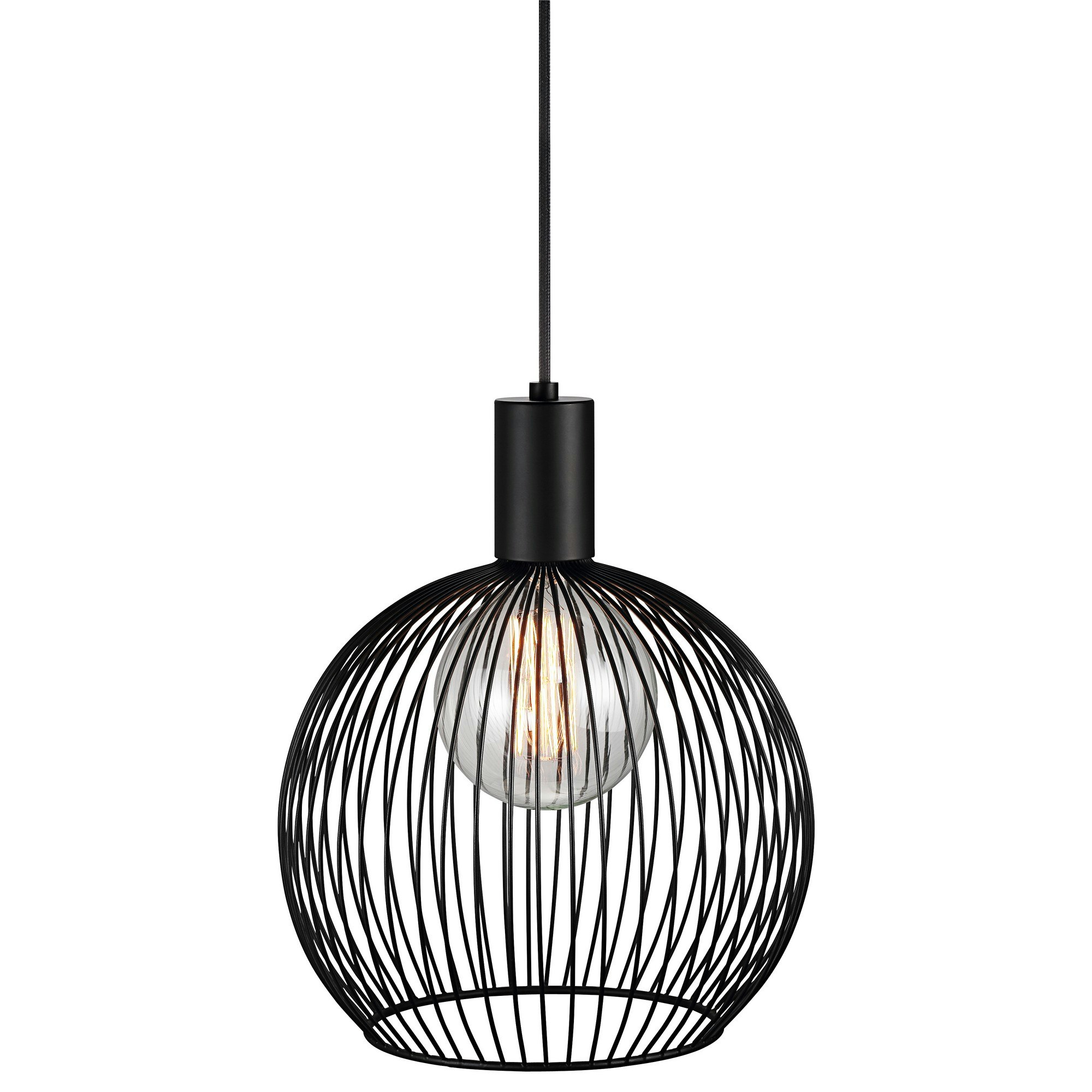 Nordlux Aver 30 Pendant Light - 30cm - Black - Image 4