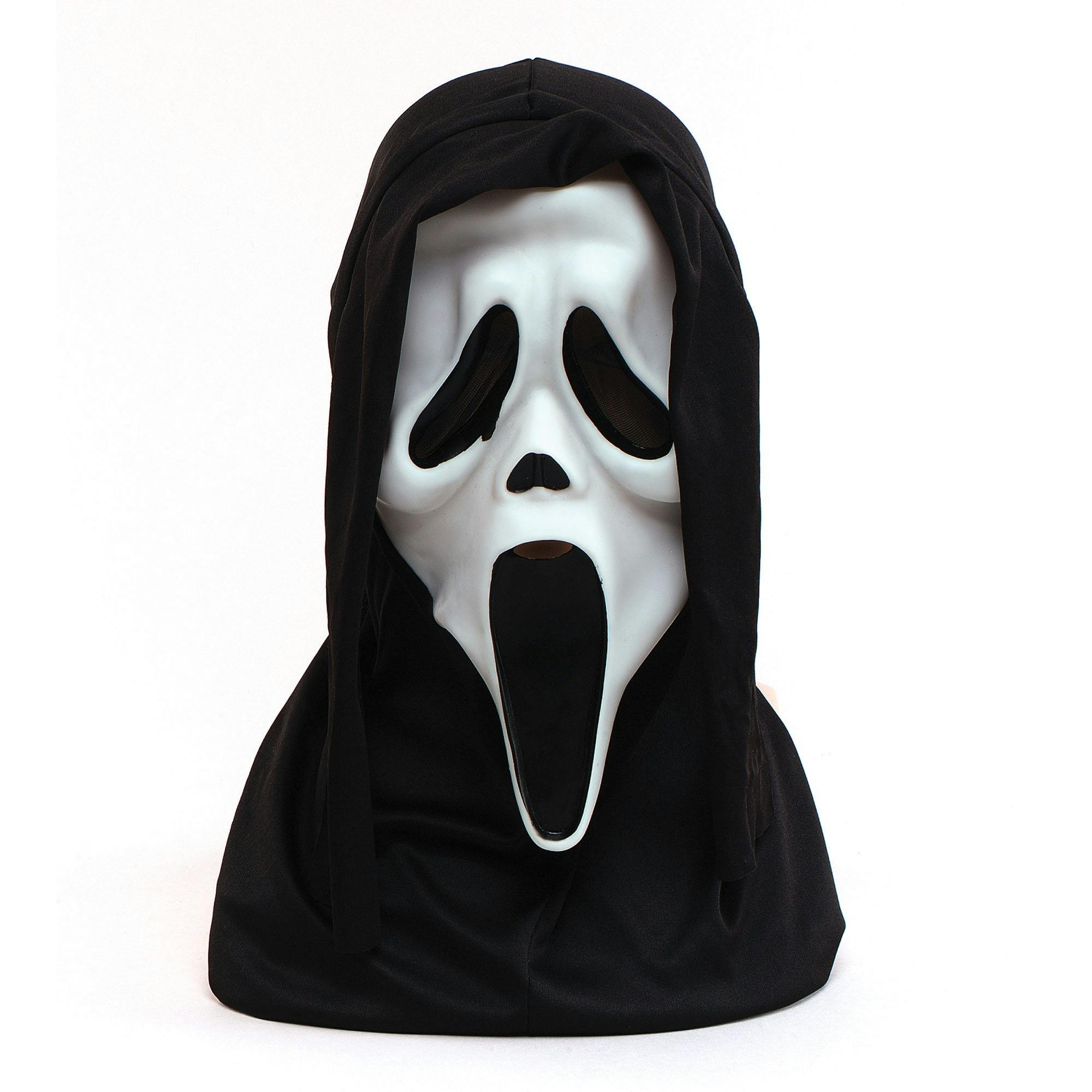 Bristol Novelty Unisex White Adults Scream Mask - One Size