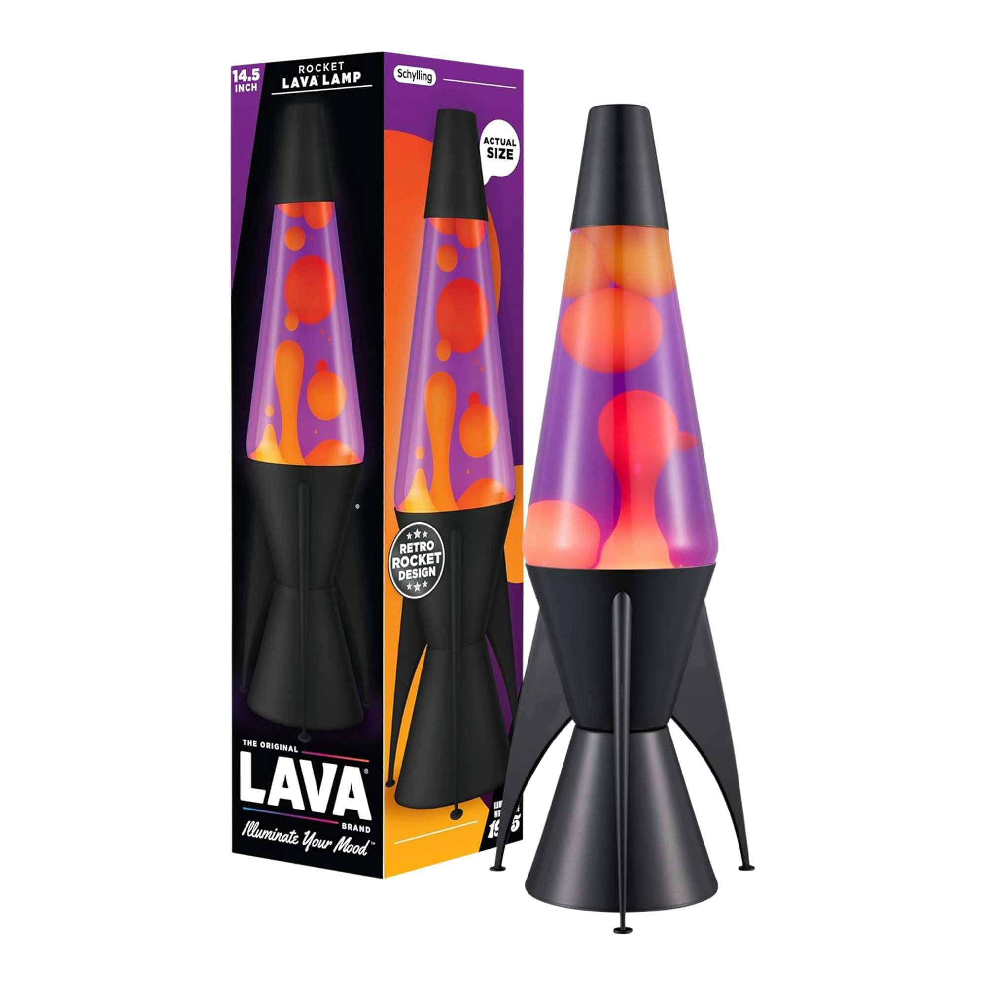 Lava Black/Orange/Purple Lamp Evenfall - 14.5In