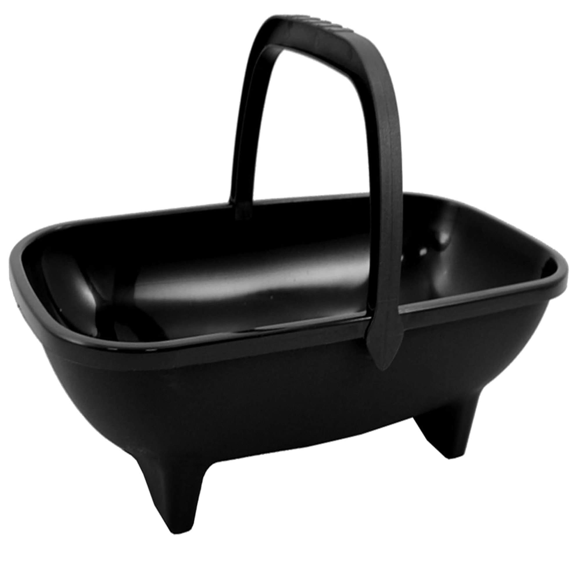 Storm Trading Group Black Garden Trug 53Cm Plastic Basket Plant Pot With Handle - 1 X