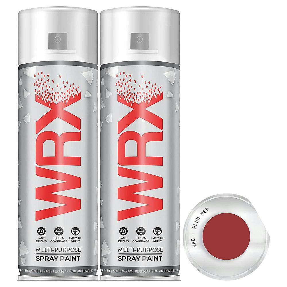 Wrx Red 6X Flat Plum Spray Paint 400Ml - Image 3