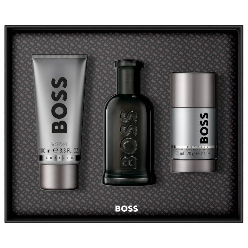 Hugo Boss Boss Bottled Parfum + Shower Gel + Deodorant Stick - 100Ml + 100Ml + 75G