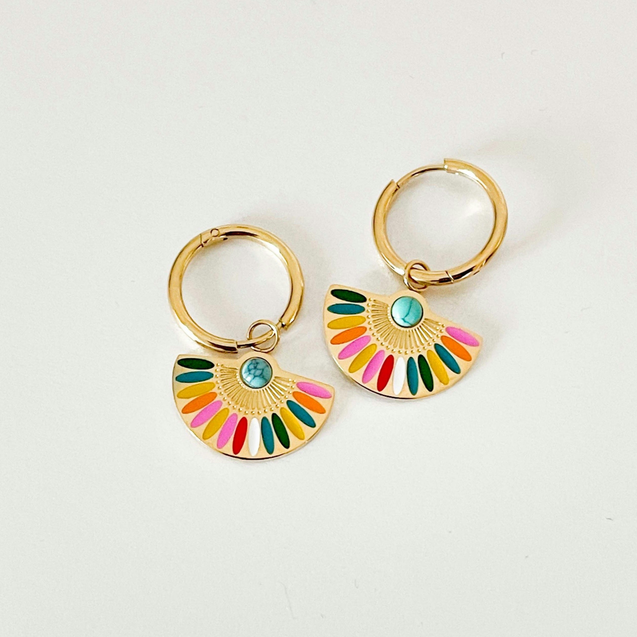 Luxe Tones Gold Solara Luxe 18Ct Plated Earrings