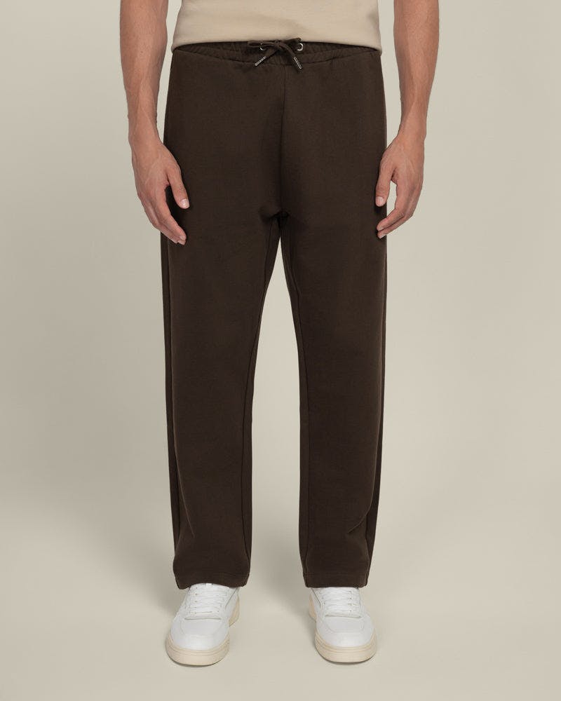 Larsson & Co Brown Jelling - Heavyweight Wide Leg Jogger - M