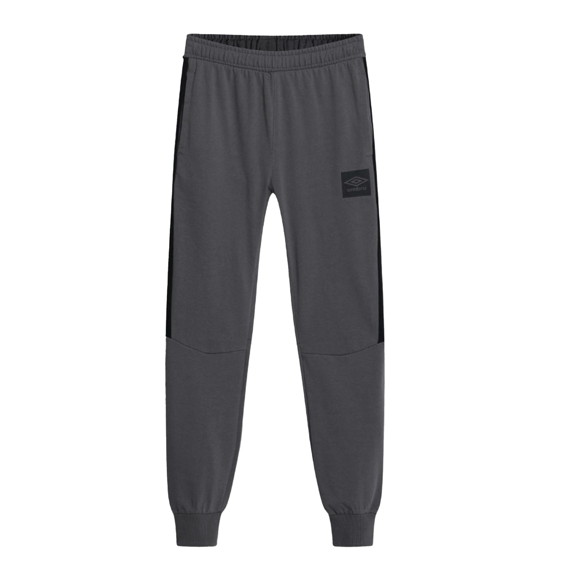 Umbro Men's Black Terrace Jogging Bottoms - Castle Rock/ - Xl R - Castle Rock/ - 85% Cotton/15% Polyester