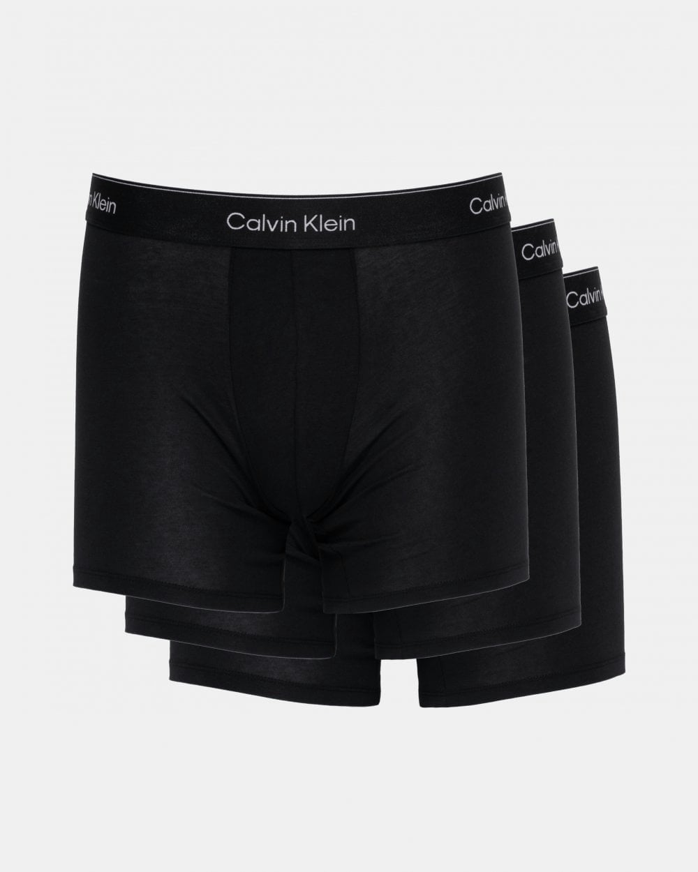Calvin Klein Men's Black 3 Pack Boxer Briefs - L