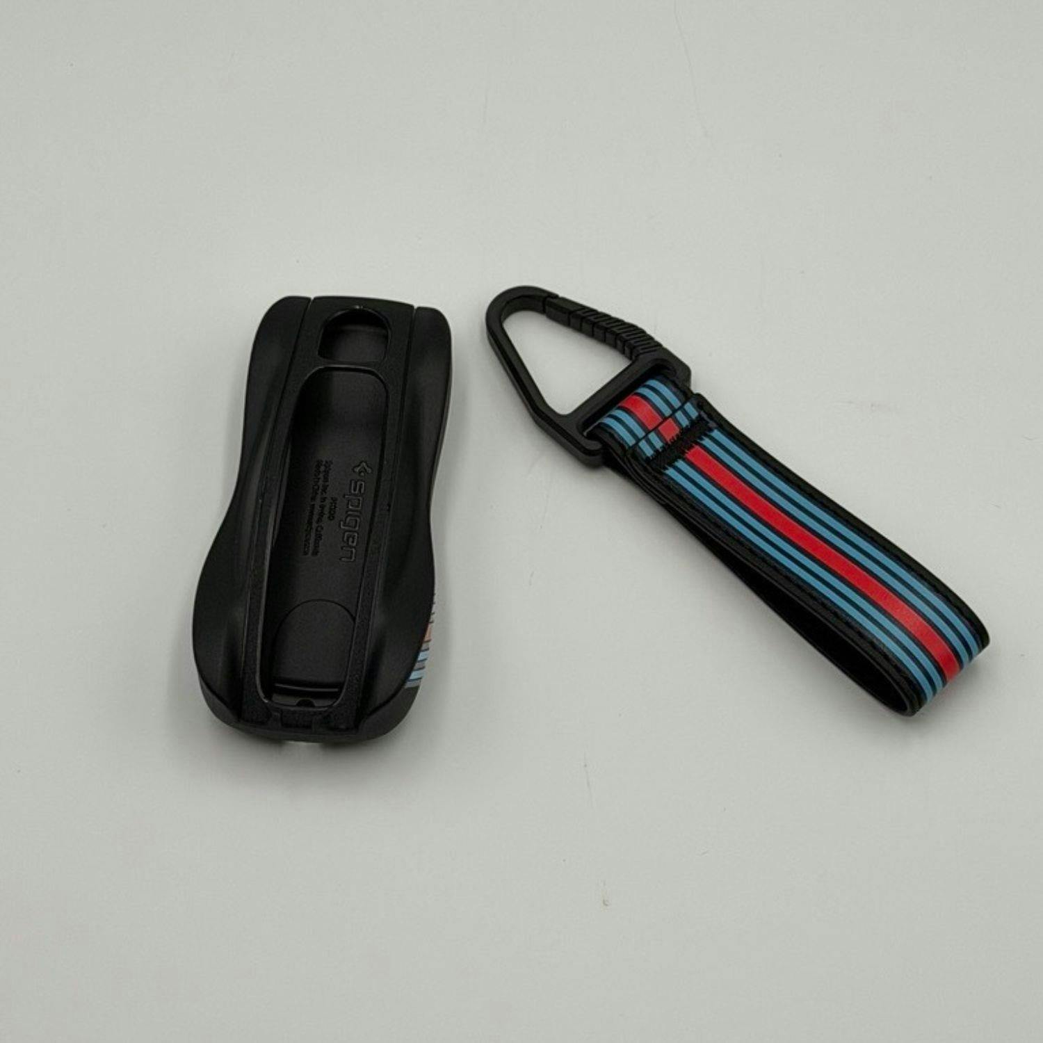Spigen Black Porsche Key Fob Cover Pk100 For Porsche 911 Cayenne Panamera Taycan - Acs10800