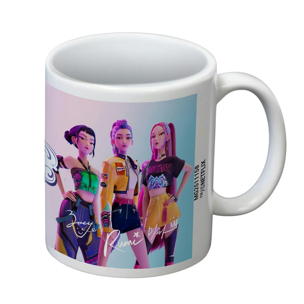 K-Pop Demon Hunters White Huntr/X Mug - One Size - 100% Mixed