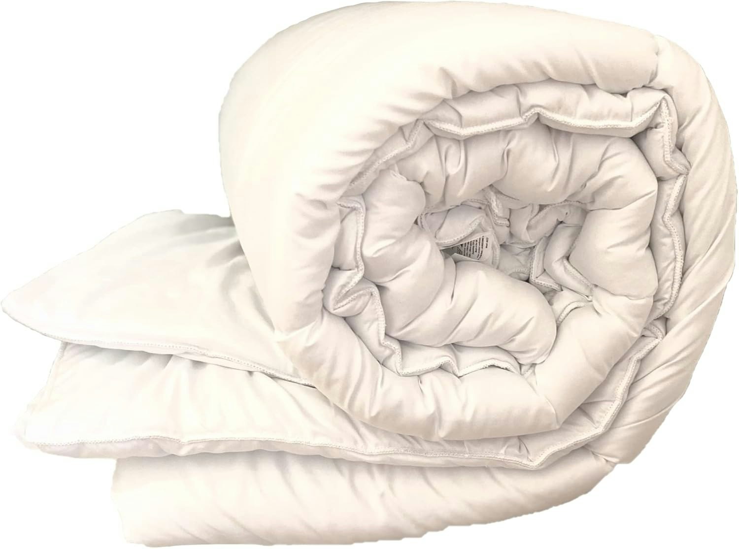 Rackhams White Hollowfibre Duvet Quilt 4.5 Tog Summer Duvet With Polycotton Cover