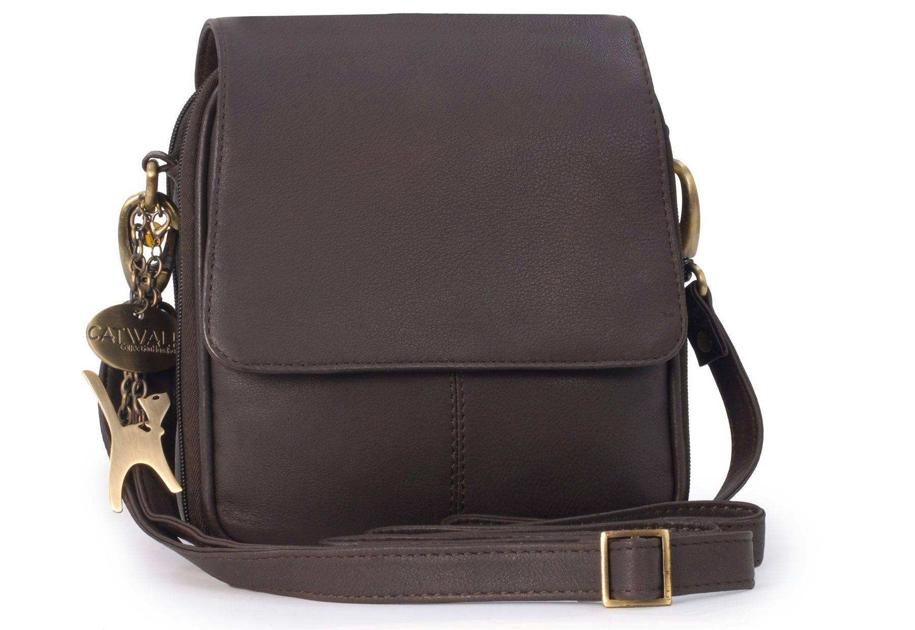 Catwalk Collection Handbags Brown Teagan - Crossbody Bag