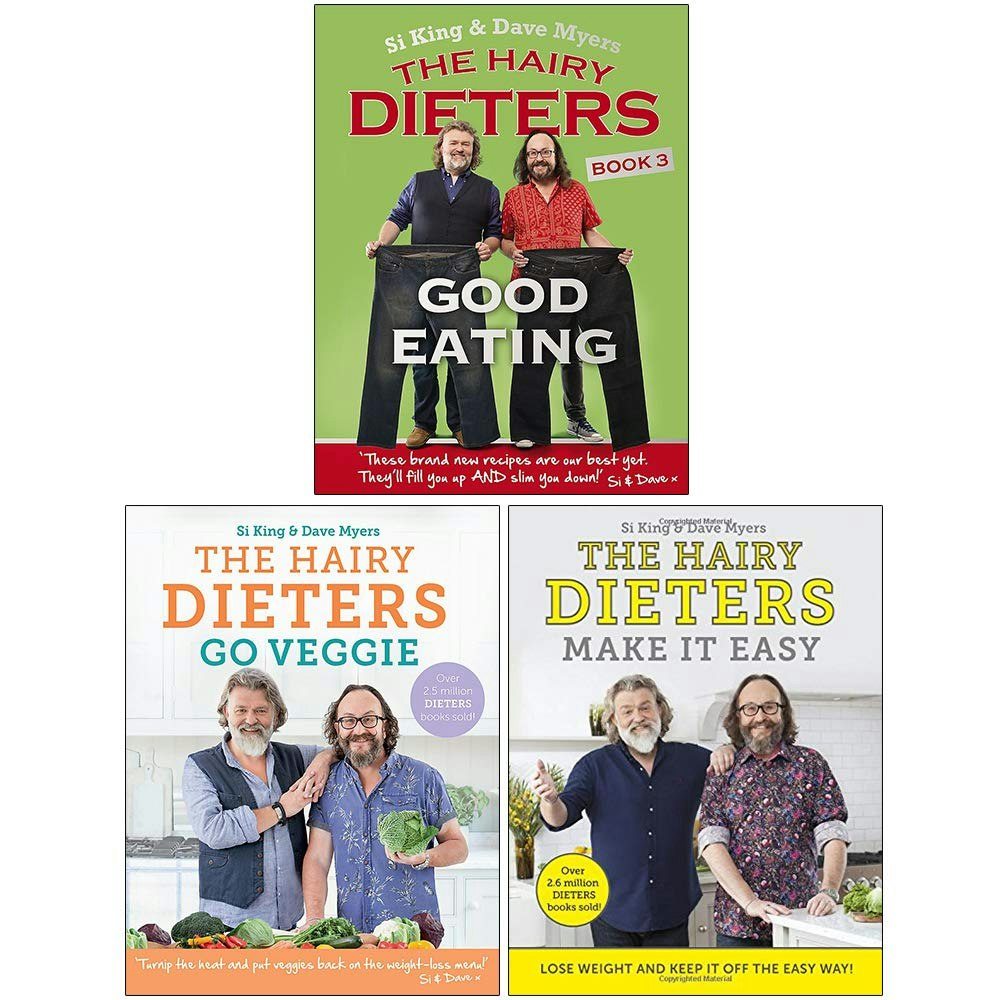 W&N/Orion/Seven Dials The Hairy Dieters Collection 3 Books Set By Hairy Bikers (Good Eating, Go Veggie, Make It Easy)