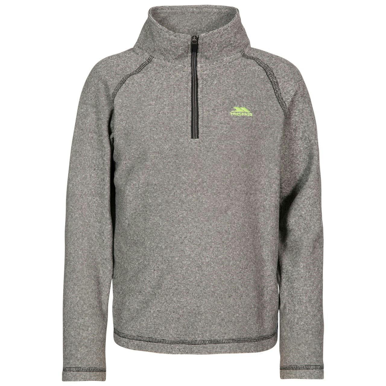 Trespass Black Childrens/Kids Keynote Fleece - 9/10 Years - 100% Polyester