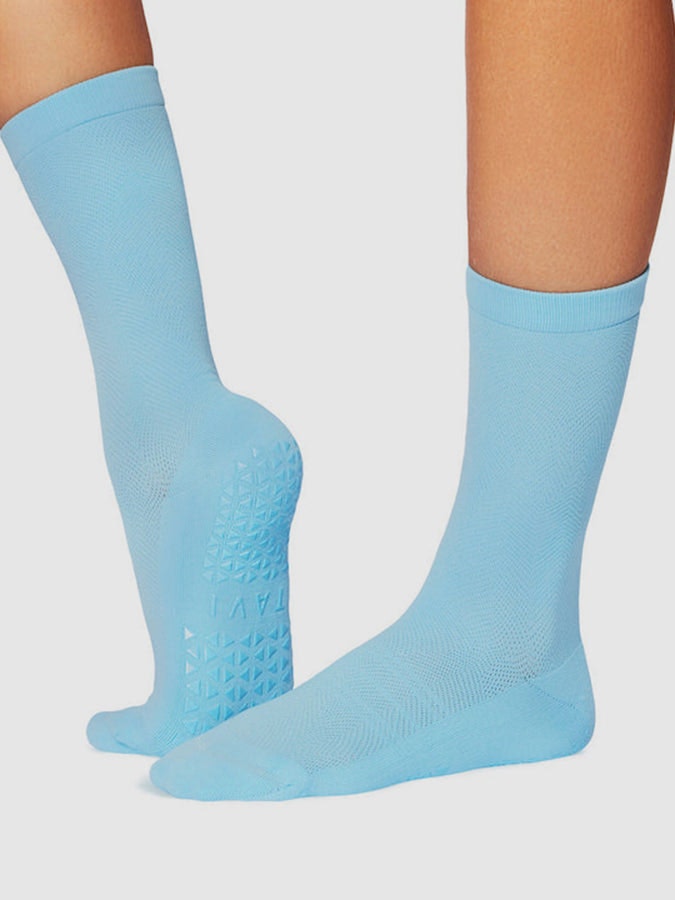 Tavi Kai Tec Crew Grip Socks - M - Surf