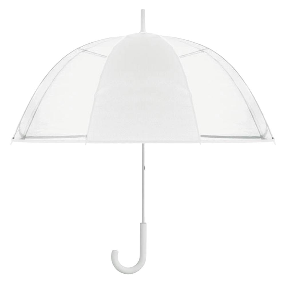 Midocean White Gota Stick Umbrella - /Transparent - One Size - /Transparent - 100% Mixed