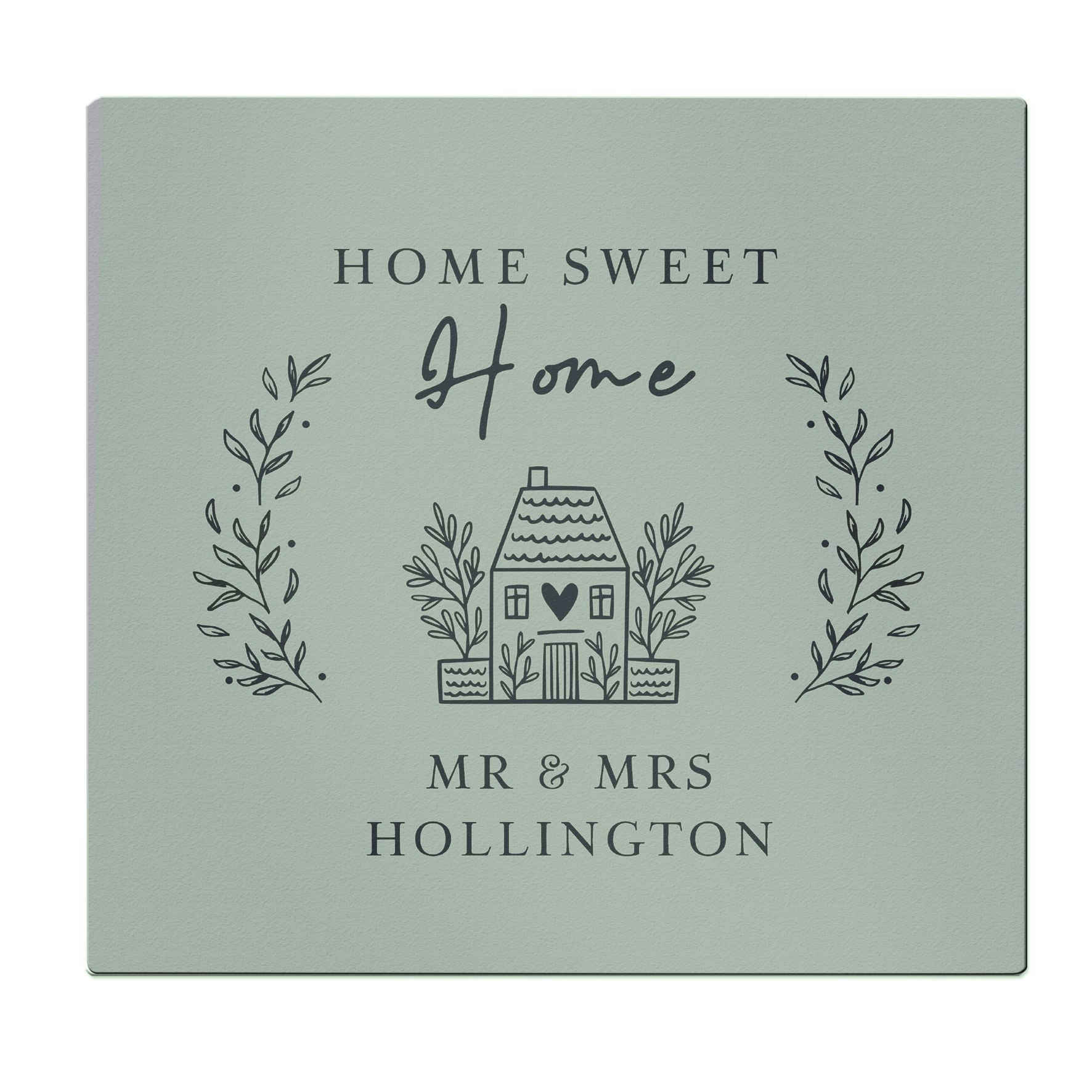 Rackhams Personalised Home Glass Chopping Board/Worktop Saver