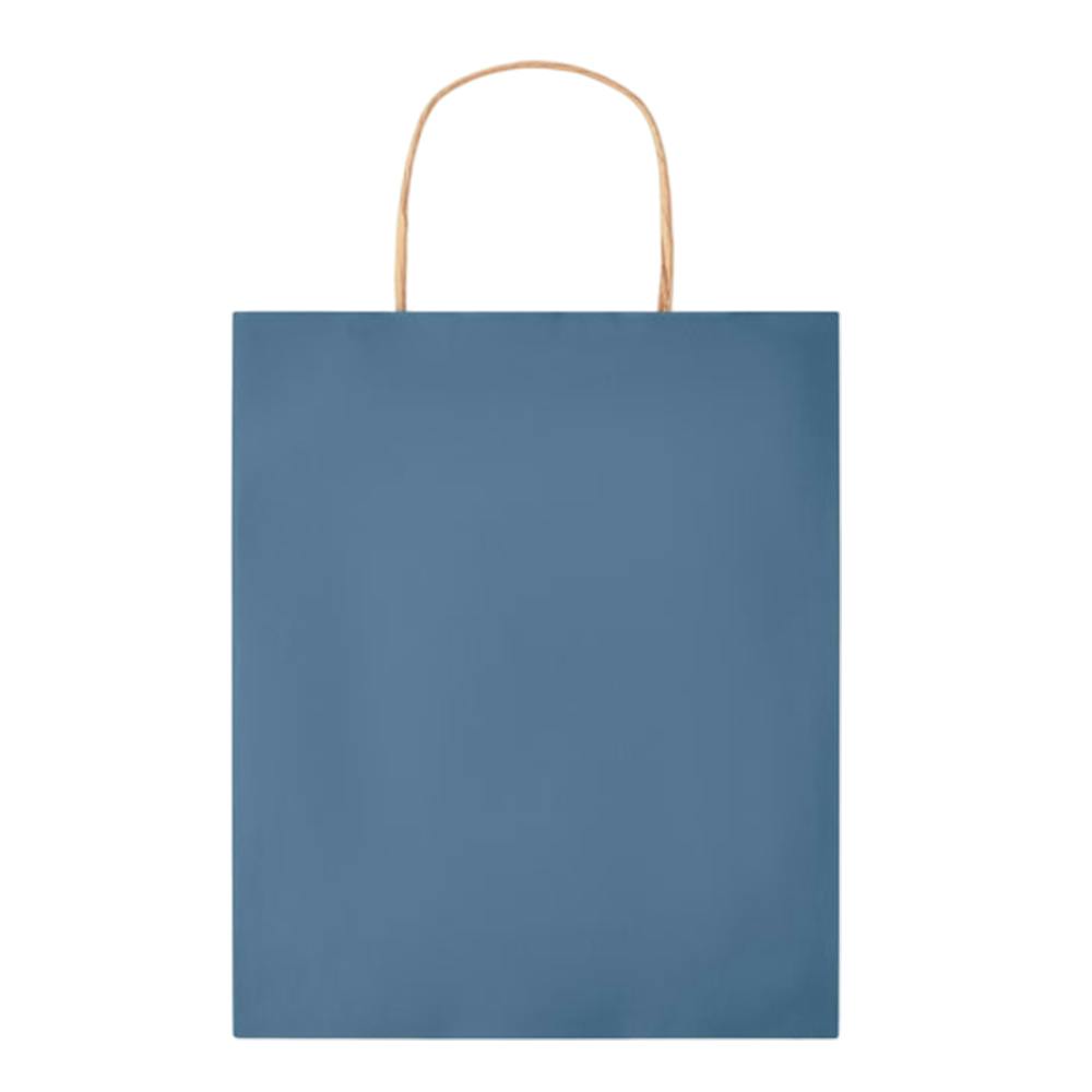 Midocean Blue Paper Tone Paper Gift Bag - 32Cm X 25Cm X 11Cm