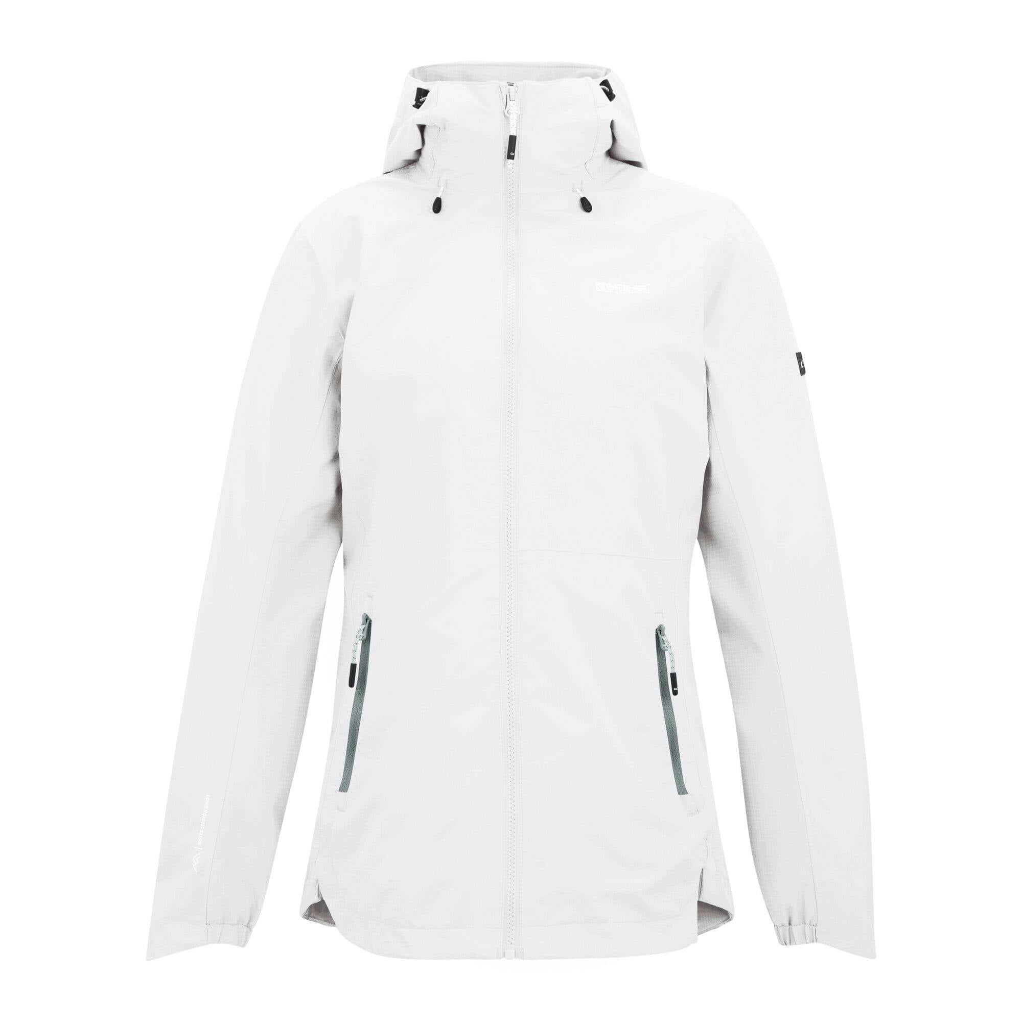 Regatta Women's Hamara Iv Waterproof Jacket - Ocean Mist - 22 Uk - Ocean Mist - 100% Polyester
