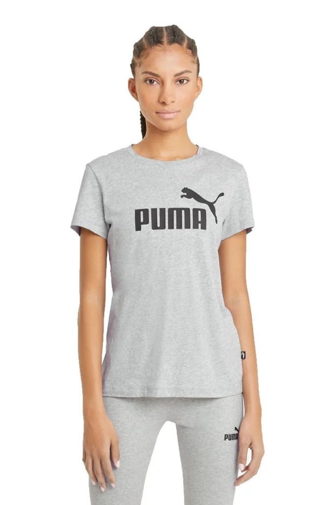 Puma Women's Essential Logo Cotton T Shirt 586774 - Xs