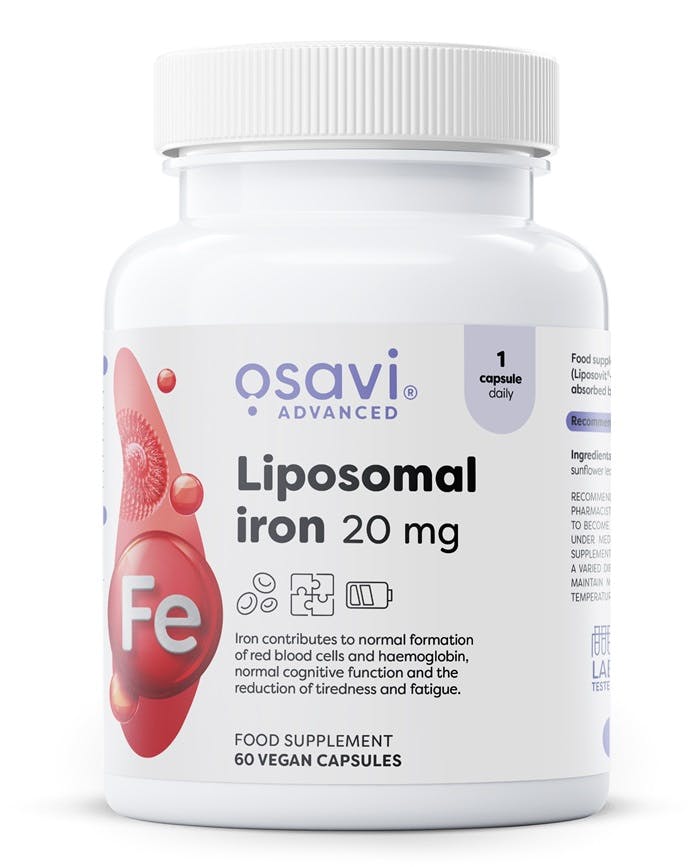 Osavi Liposomal Iron, 20Mg - 60 Vegan Caps - Image 5