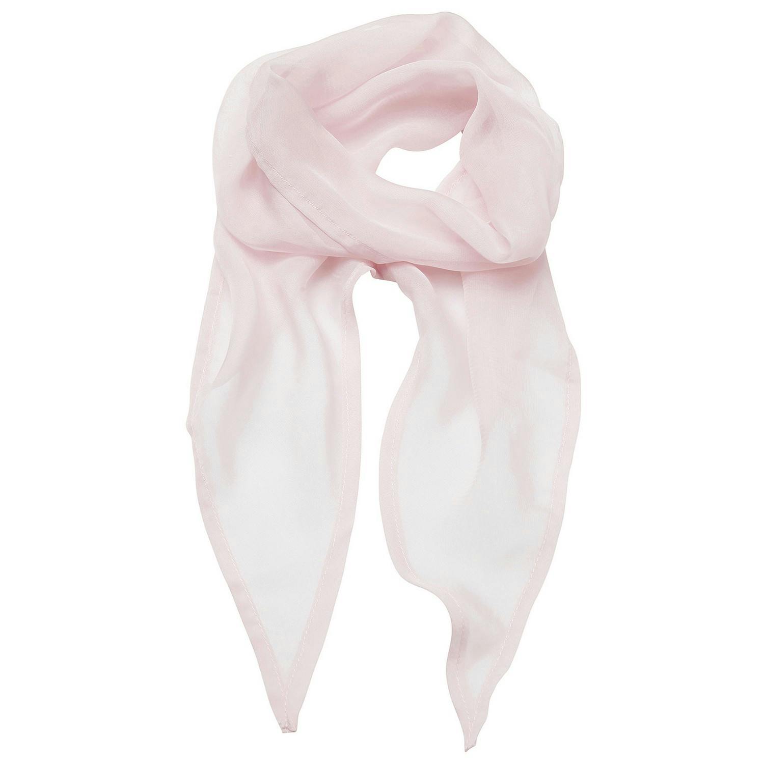 Premier (One Size, Pink) Unisex Adult Colours Chiffon Scarf - Image 3