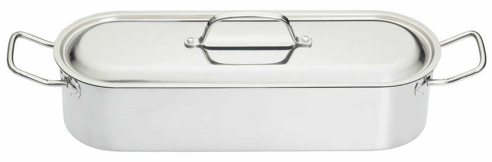 Rackhams Silver Stainless Steel 45Cm (18"") Fish Poacher""""" - Stainless Steel - Fish Tool