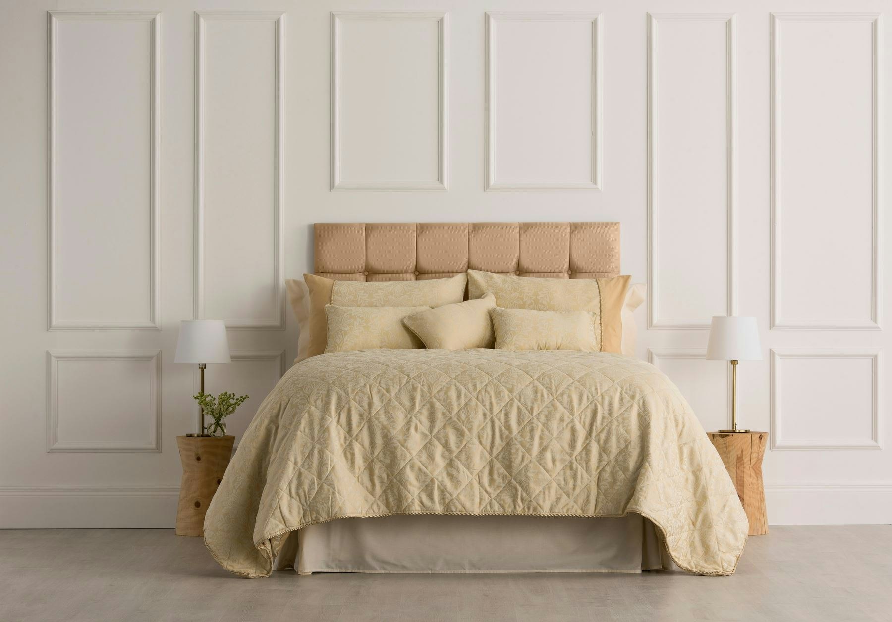 Rackhams Yellow Elizabeth Duvet Cover Set - Double