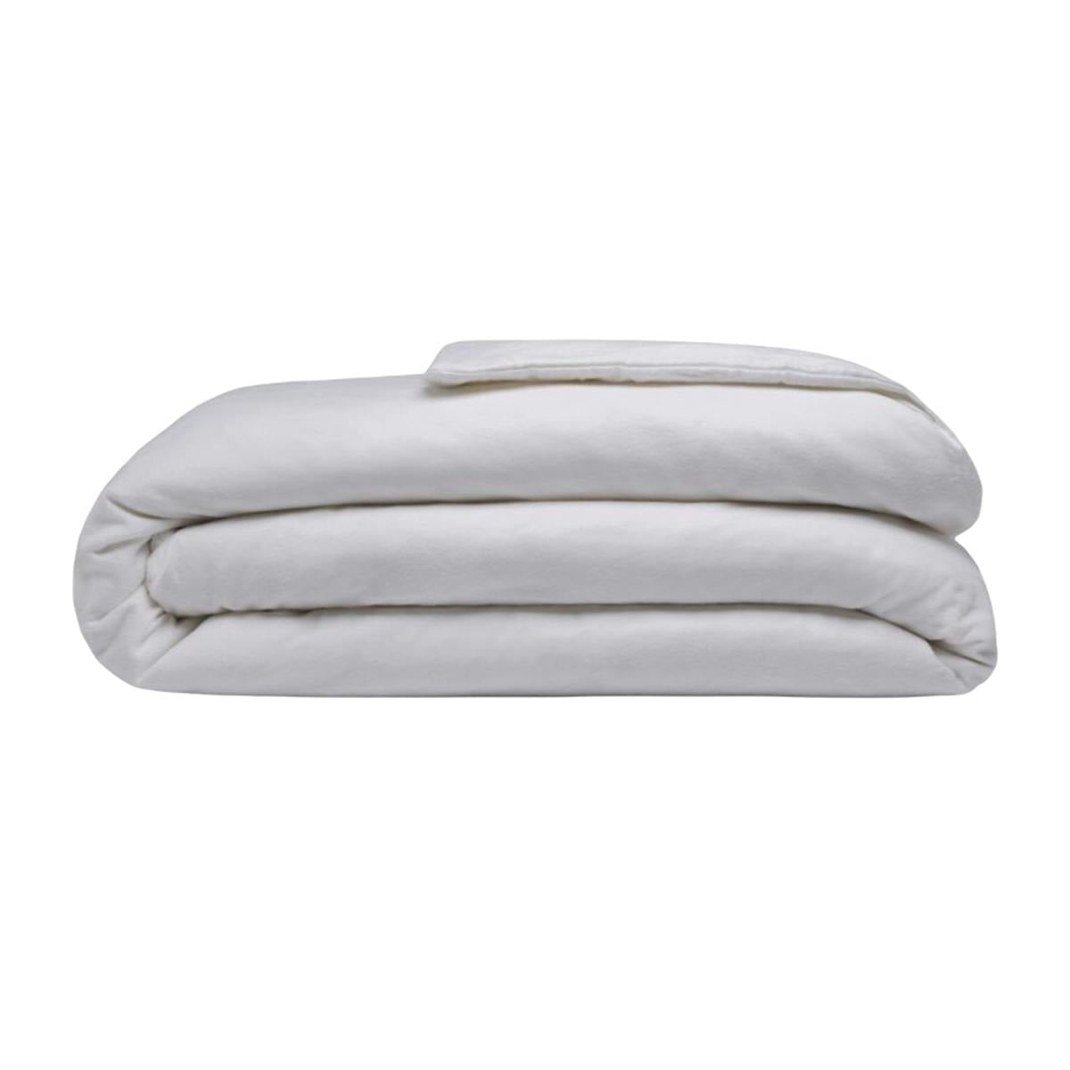 Belledorm Grey Brushed Cotton Duvet Cover - Superking - 100% Cotton