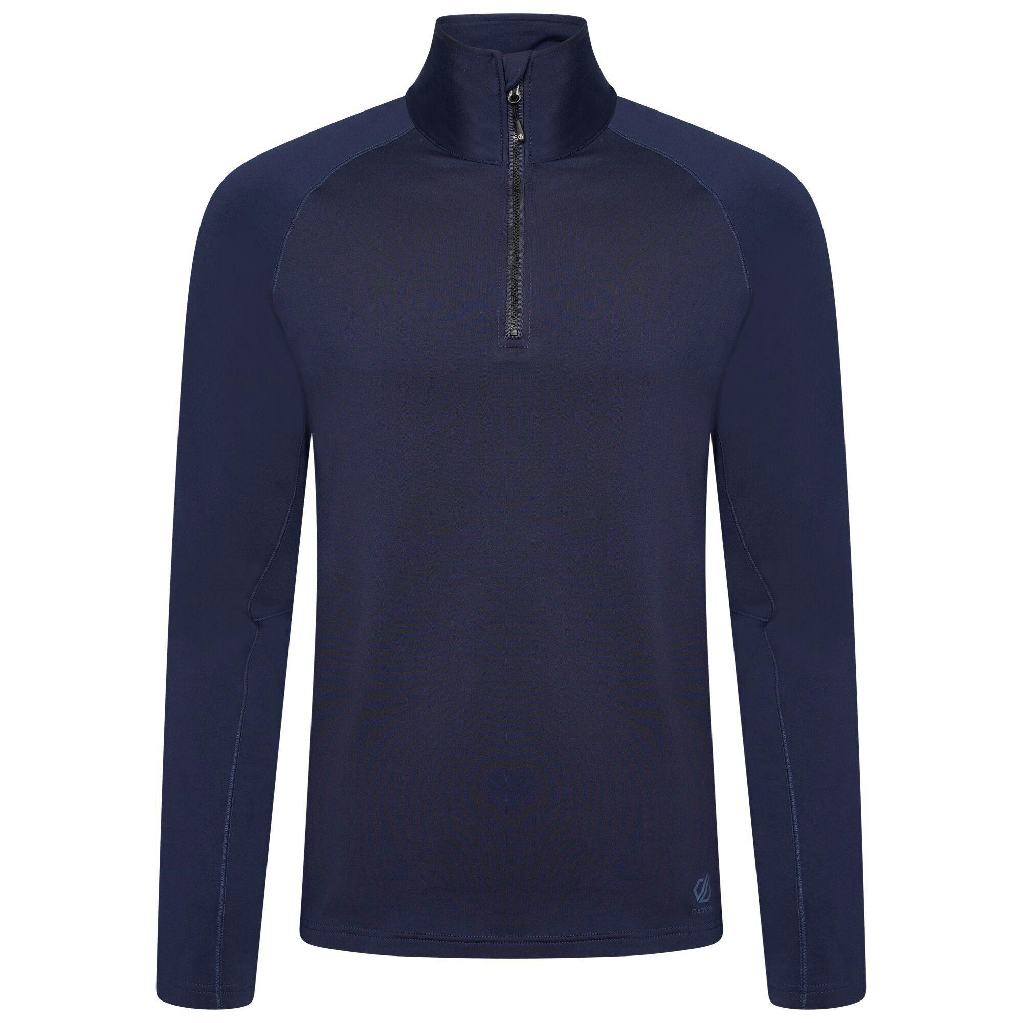 Dare 2B Men's Fuser Core Stretch Half Zip Thermal Top - Nightfall Navy - 3XL - Nightfall Navy - 95% Polyester/5% Elastane