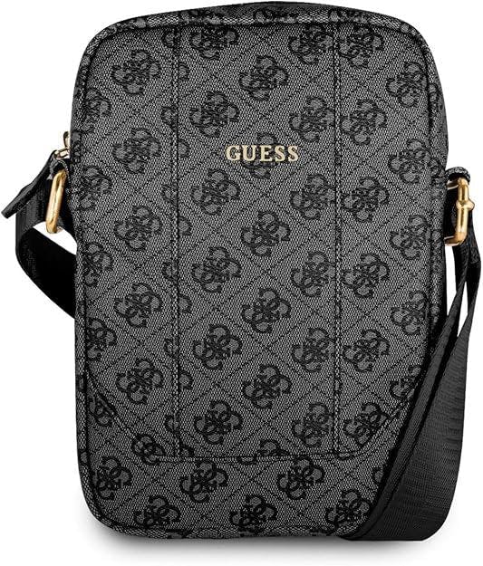 Guess Grey/Gold 4G Uptown Universal 10" Tablet Shoulder Bag - Gutb104gg