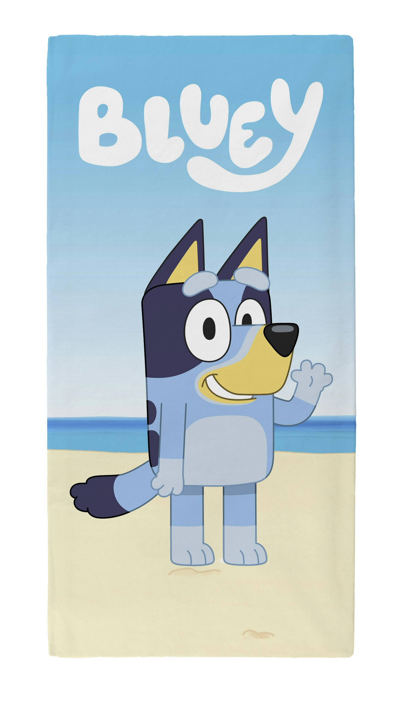 Bluey Blue Y Wave Towel 70X140cm