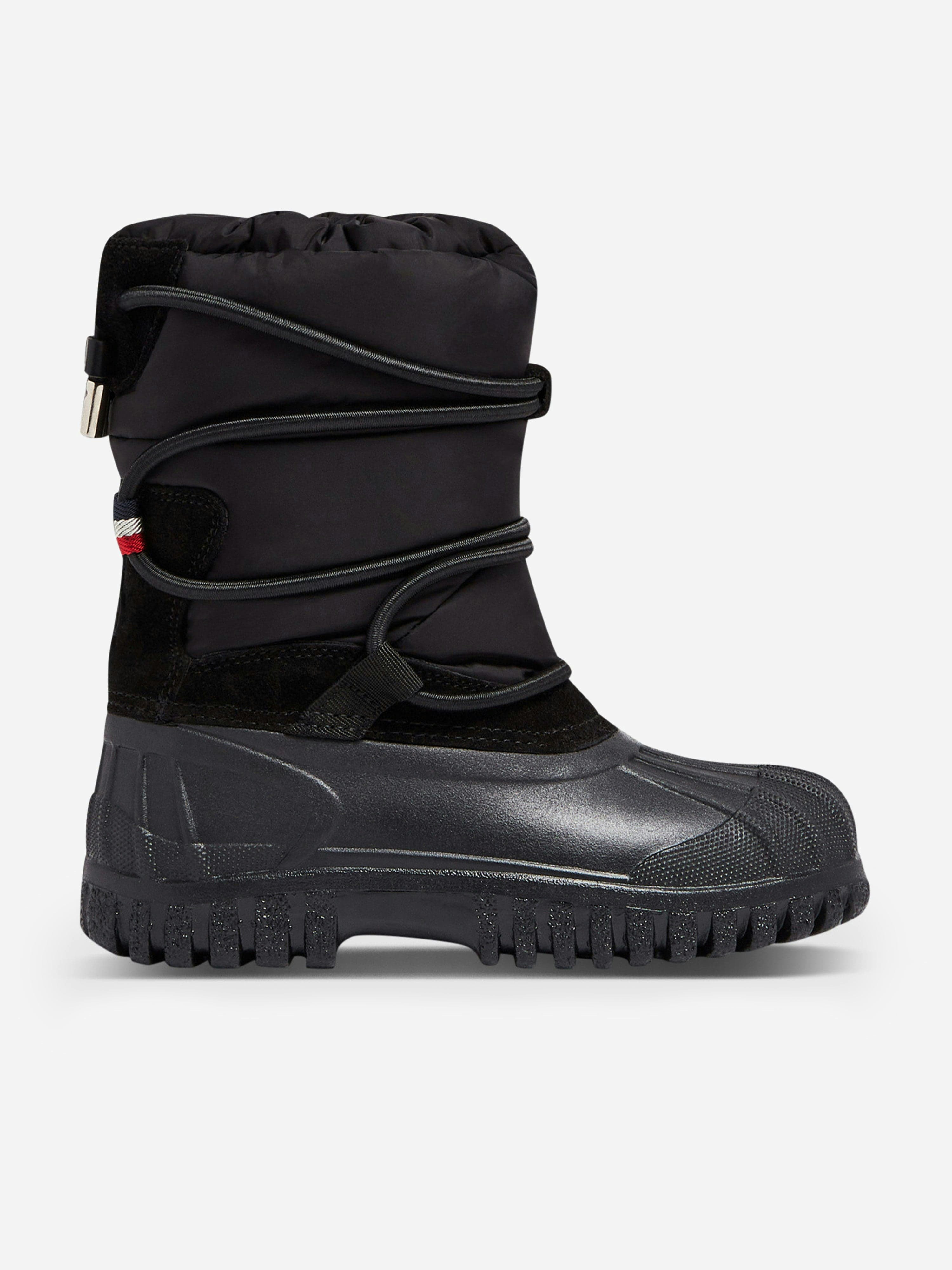 Moncler Enfant Black Kids Grenoble Chris Snow Boots In - Eu 30 Uk 12