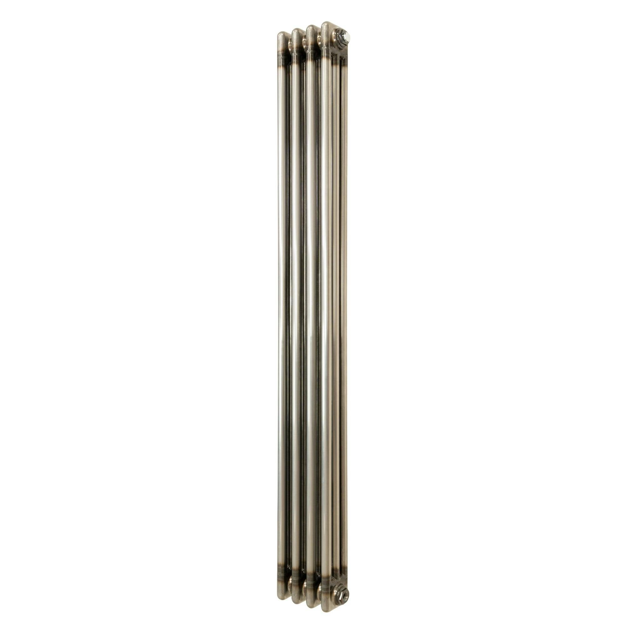 Monstershop Traditional 3 Column Radiator - 1500 X 200Mm - Raw Metal