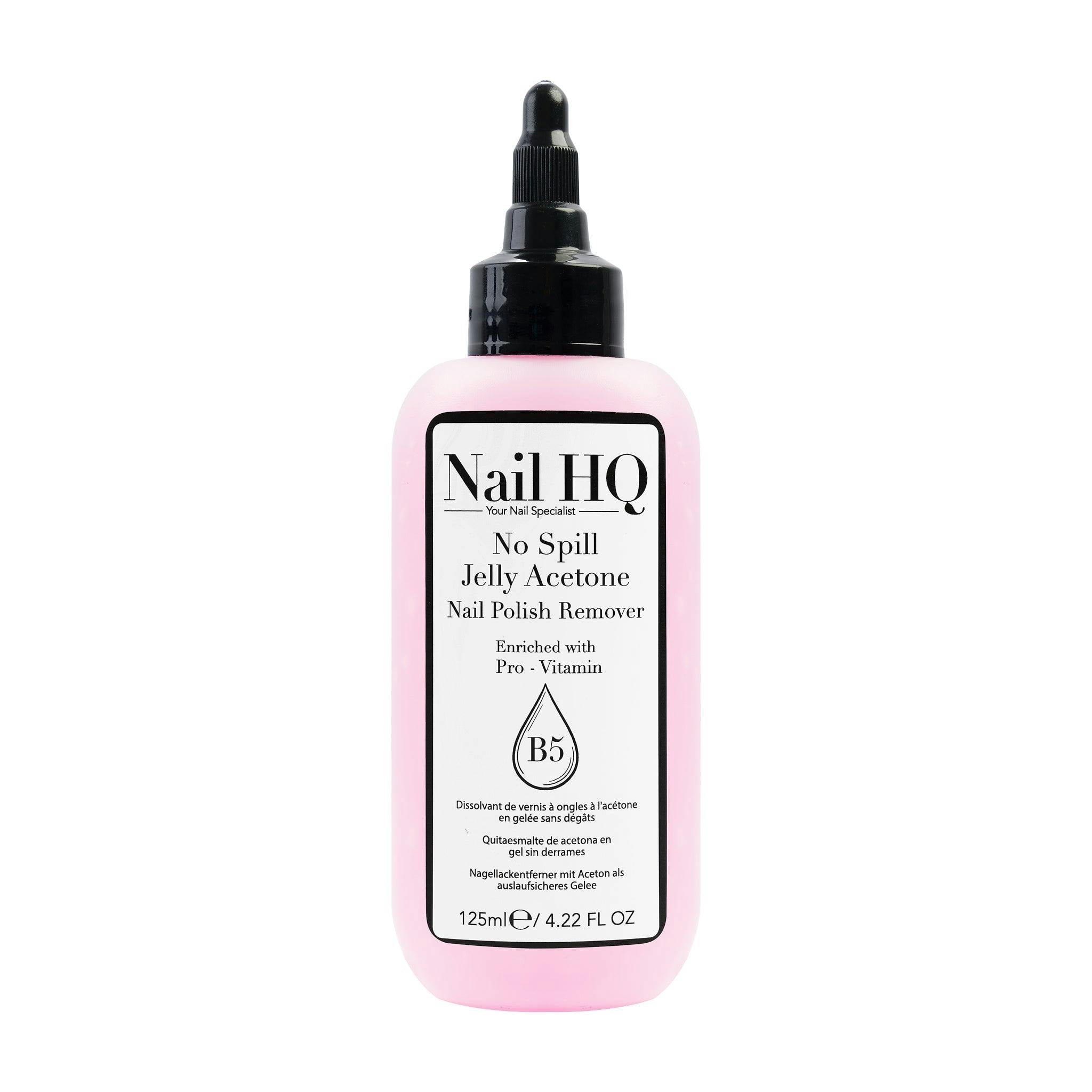 Nail Hq No Spill Jelly Acetone Nail Polish Remover With Vitamin E 125 Ml - Image 3