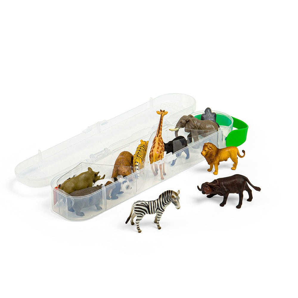 Collecta Black/Brown/White Box Of Mini Wild Animals