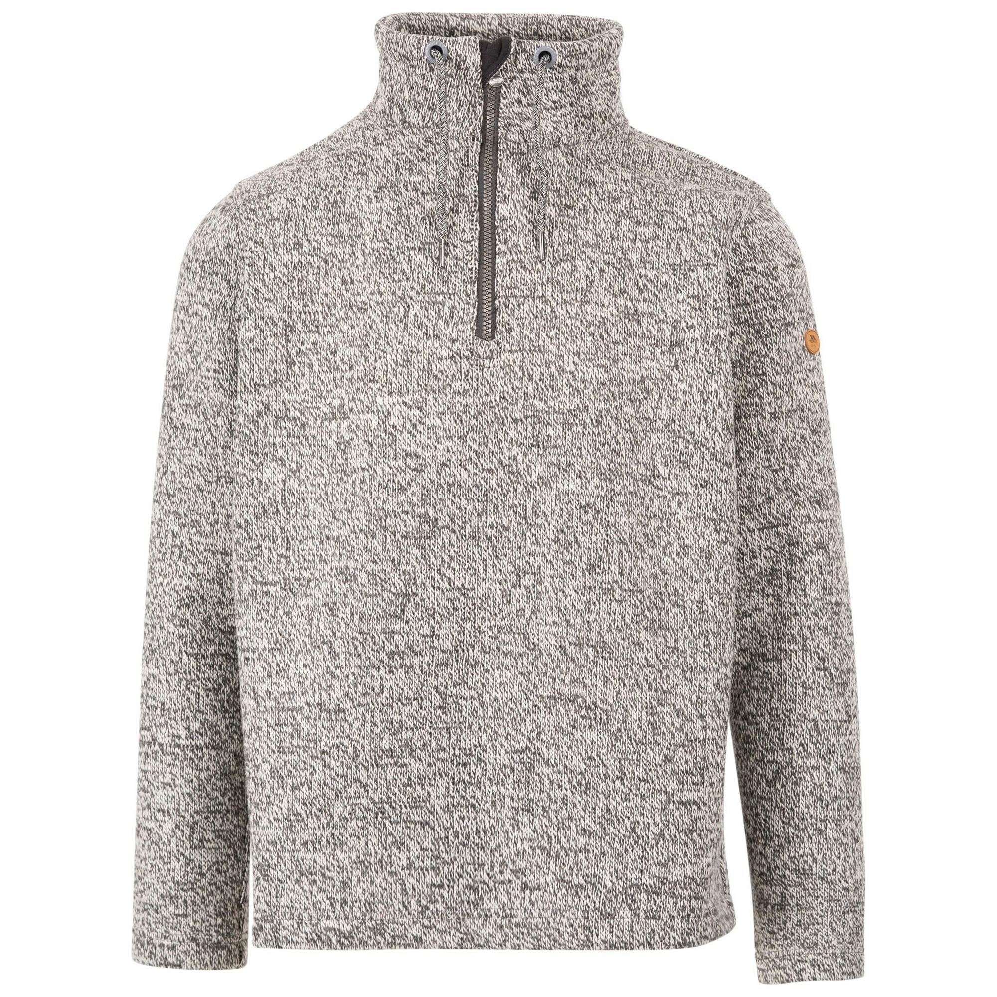 Trespass Men's Grey Paythorne Sweatshirt - Marl - Xxl - Marl - 60% Polyester/40% Acrylic