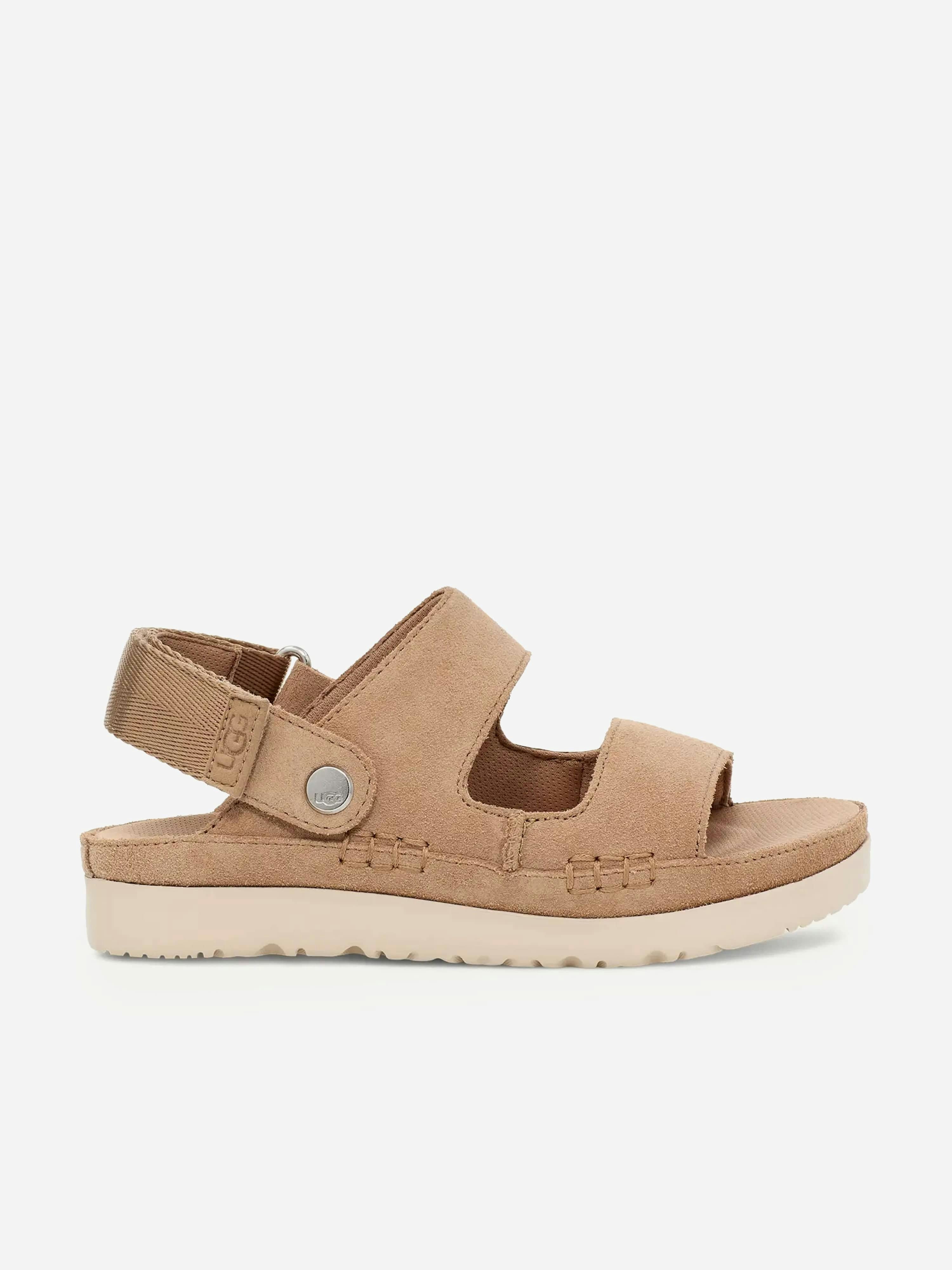 Ugg Girls Beige Goldenstar Glide Sandals In - Eu 31 Uk 12 Us 13