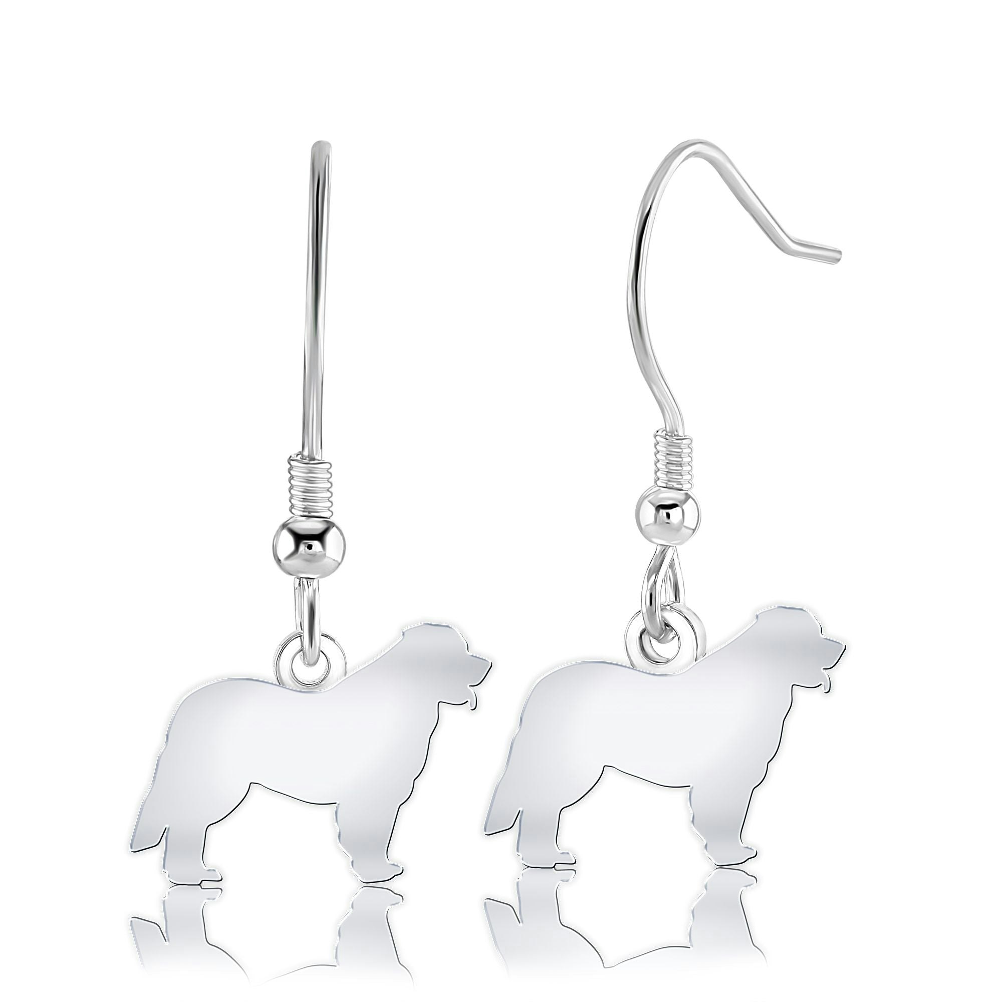 Mylee London Silver Leonberger Silhouette Earrings - Yes - Hook