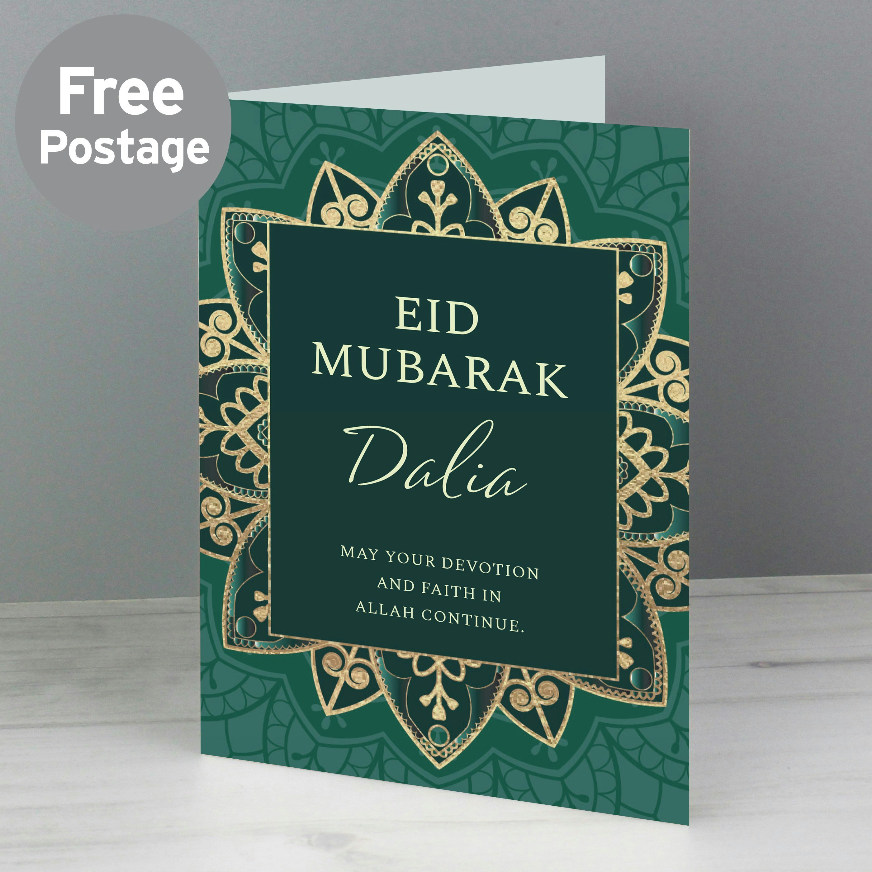 Personalised Memento Company Personalised Eid And Ramadan Card