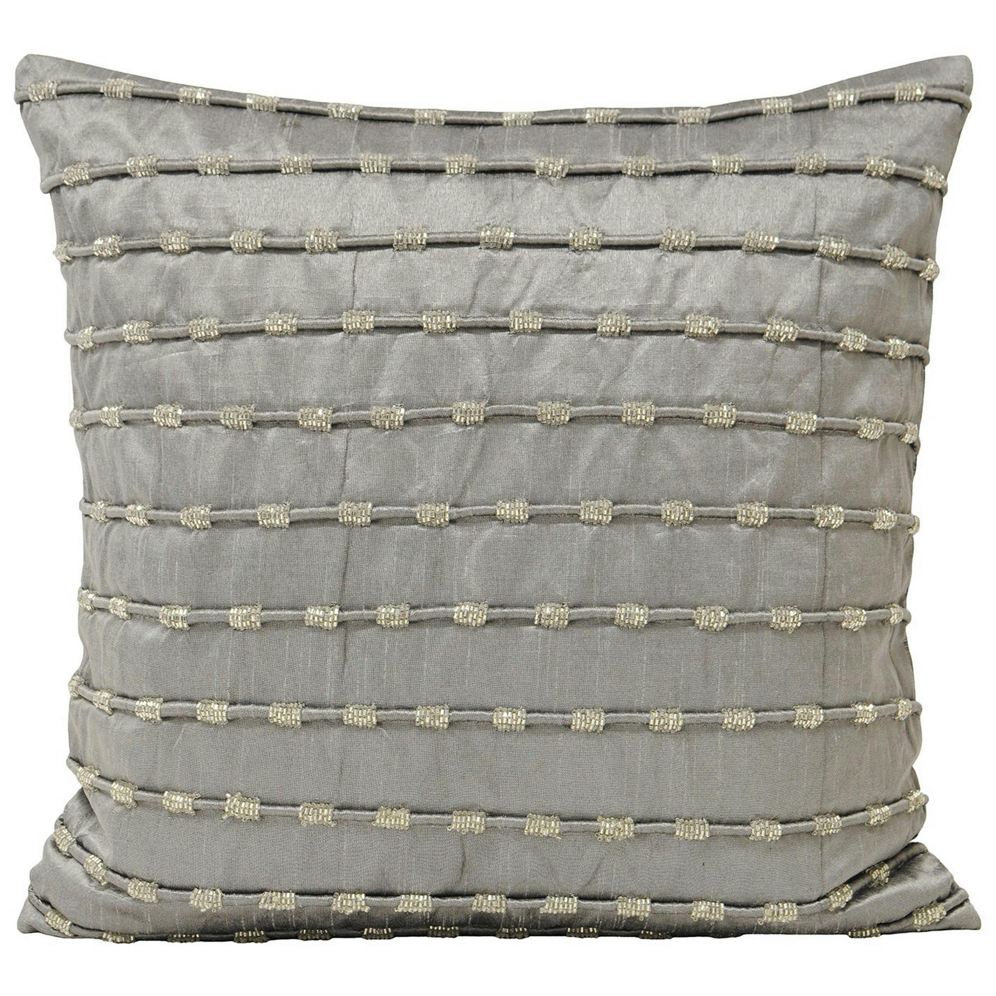 Riva Home Grey Kismet Cushion Cover - 50 X 50Cm - 100% Polyester