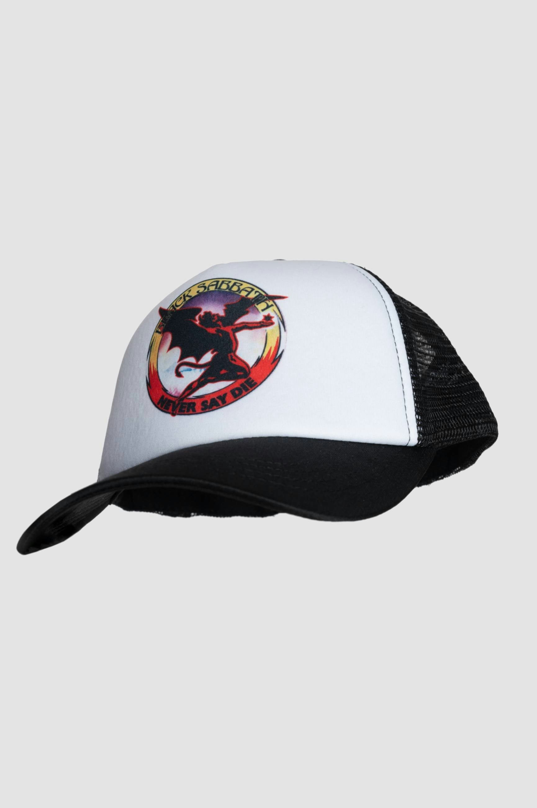 Paradiso Clothing Unisex Black Sabbath Never Say Die Trucker