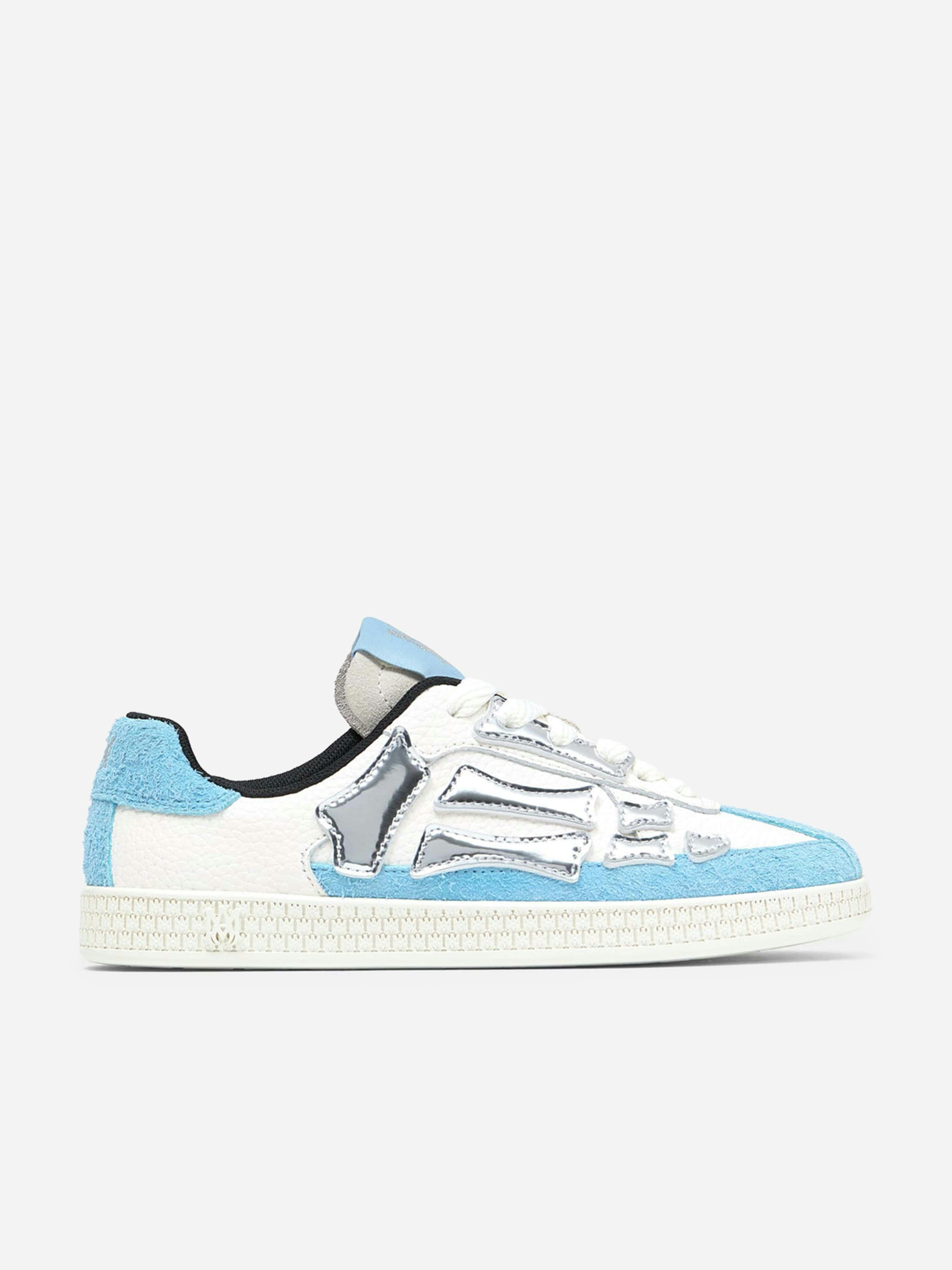 Amiri Boys Blue Kids Pacific Bones Trainers In - Eu 31 Uk 12.5