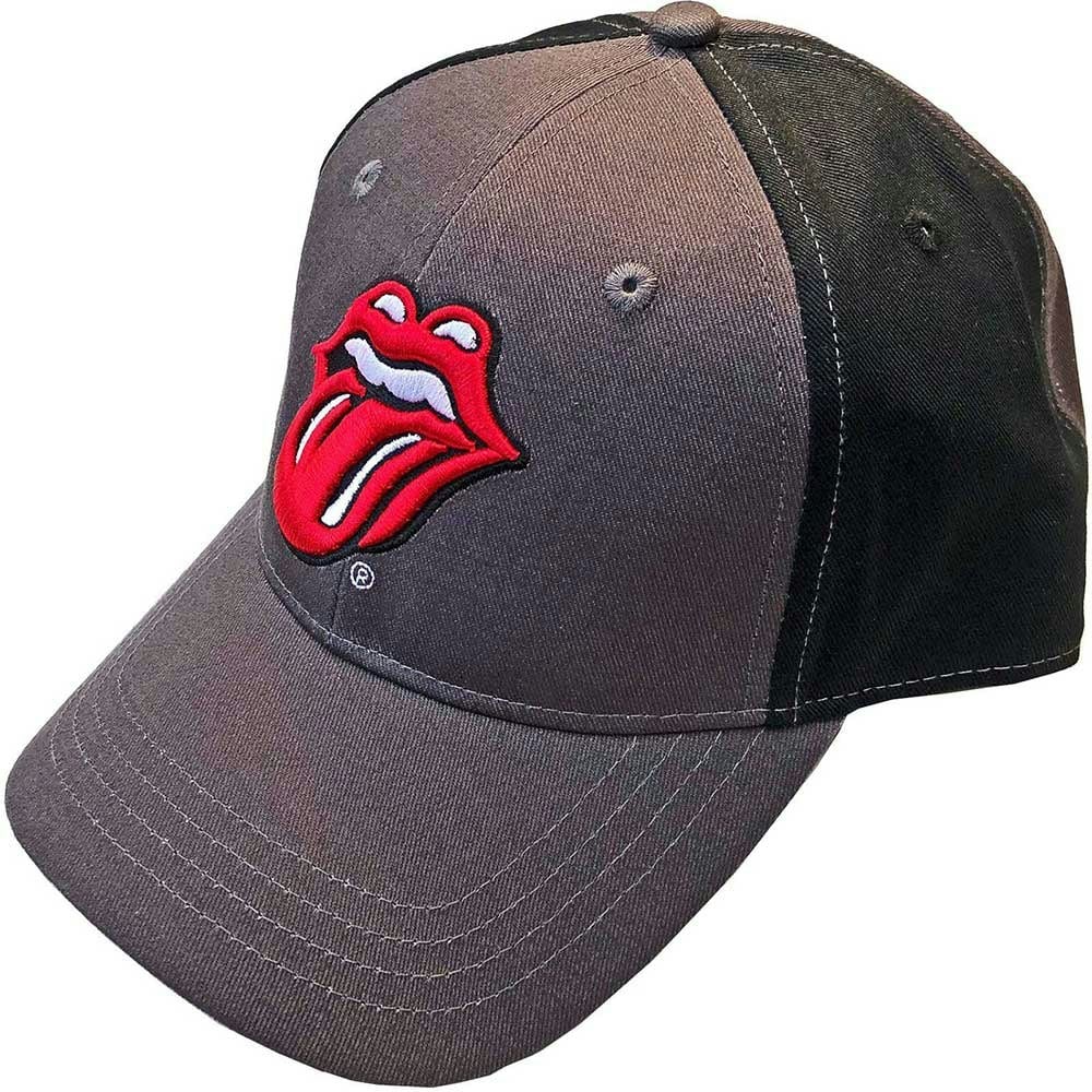 Paradiso Clothing Unisex Grey/Black The Rolling Stones Classic Tongue Charcoal Snapback