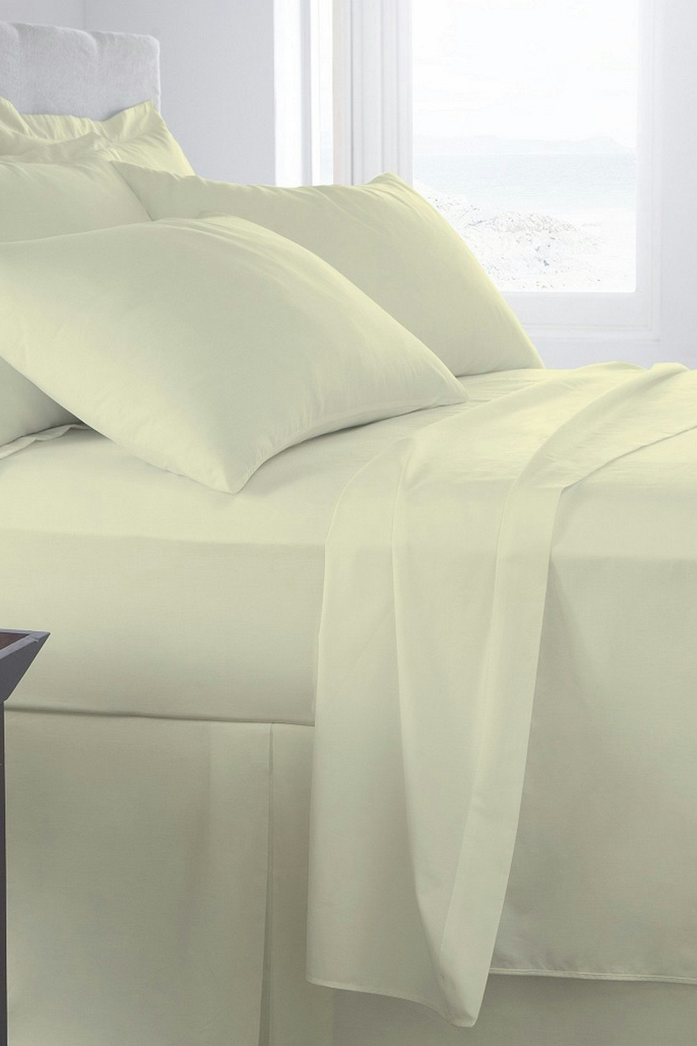 Rackhams Cream Egyptian Cotton Flat Sheets 400 Thread Count - Single - Flat Sheet
