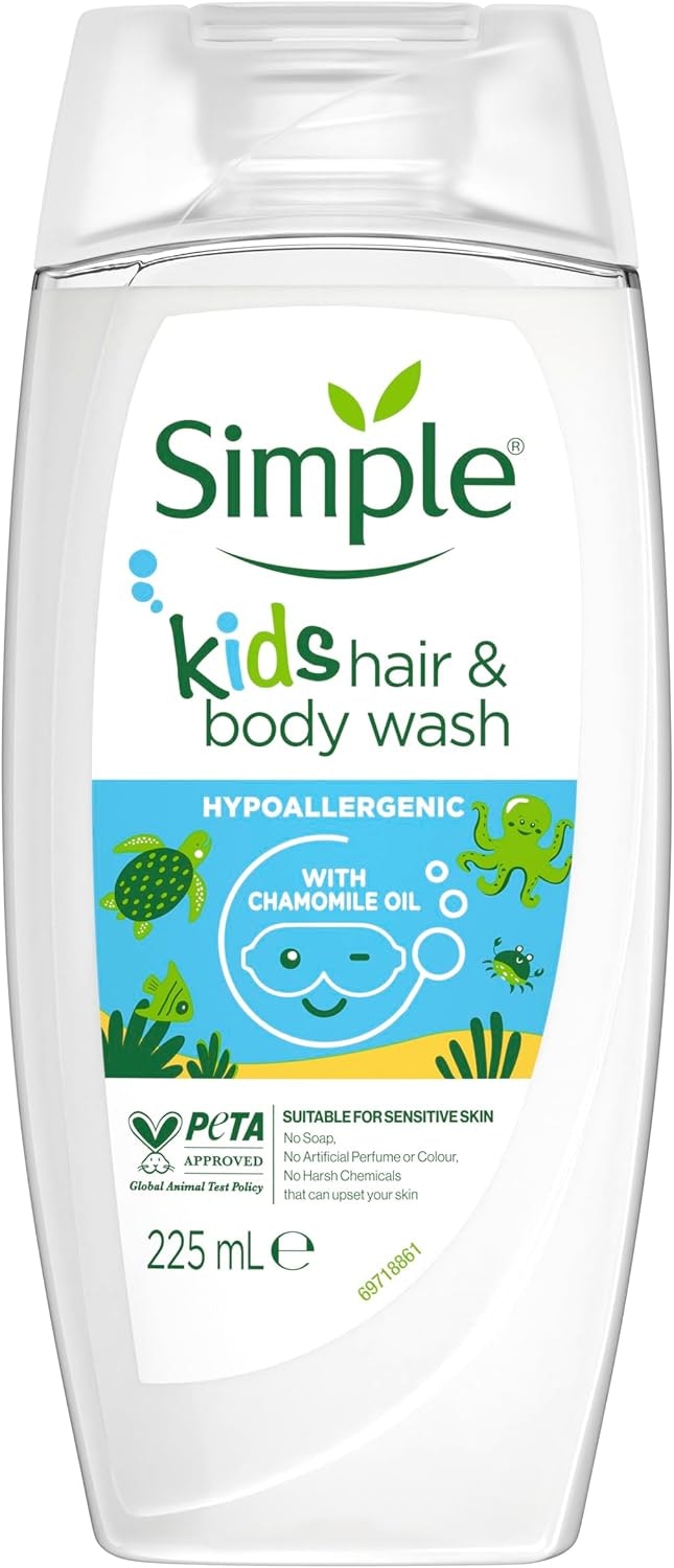 Simple Lavender Kids Hair & Body Wash Pack Of 6 - Body Wash - 6 225Ml