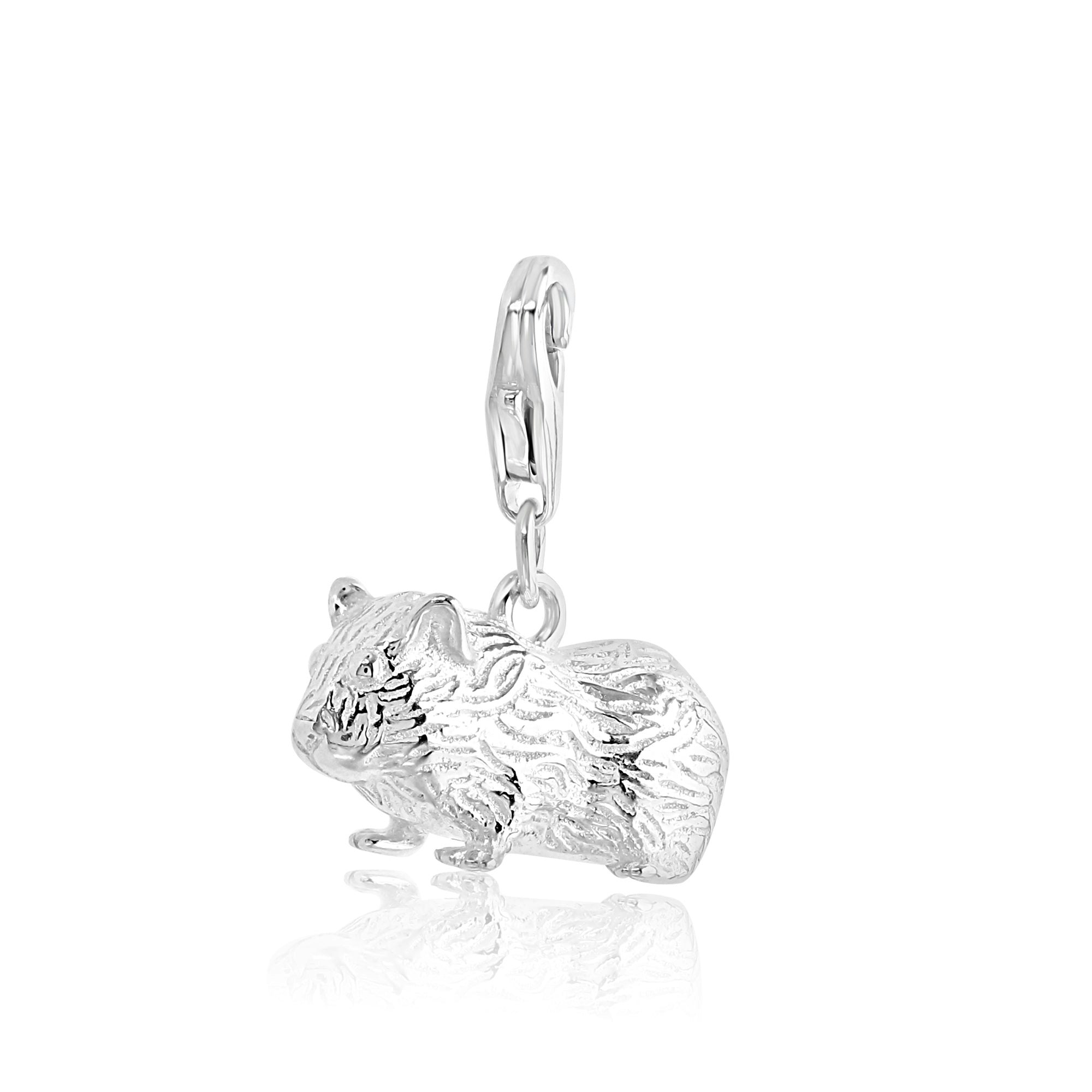 Mylee London Silver Guinea Pig Charm - No - Clip On Charm