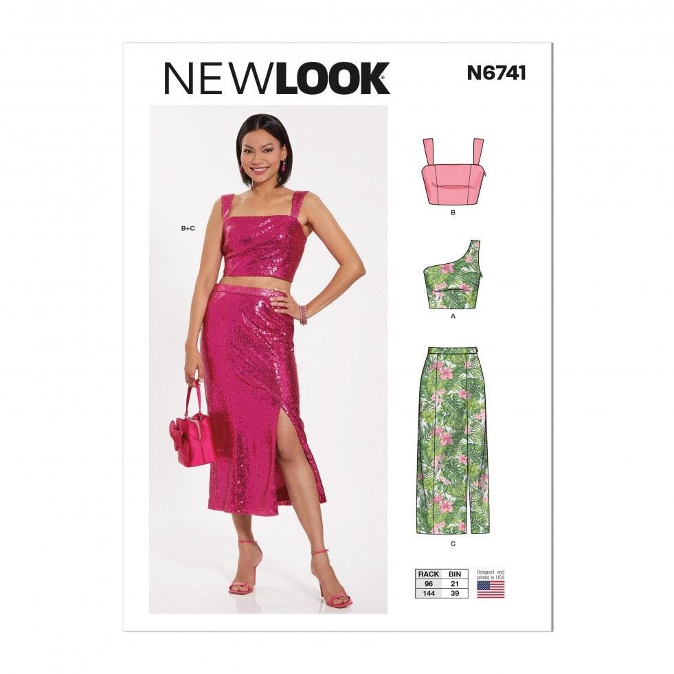 NEW LOOK 6741 MISSES' 2 PIECE DRESSES Sewing Pattern Sizes 6-18 Skill: AVERAGE - Image 3