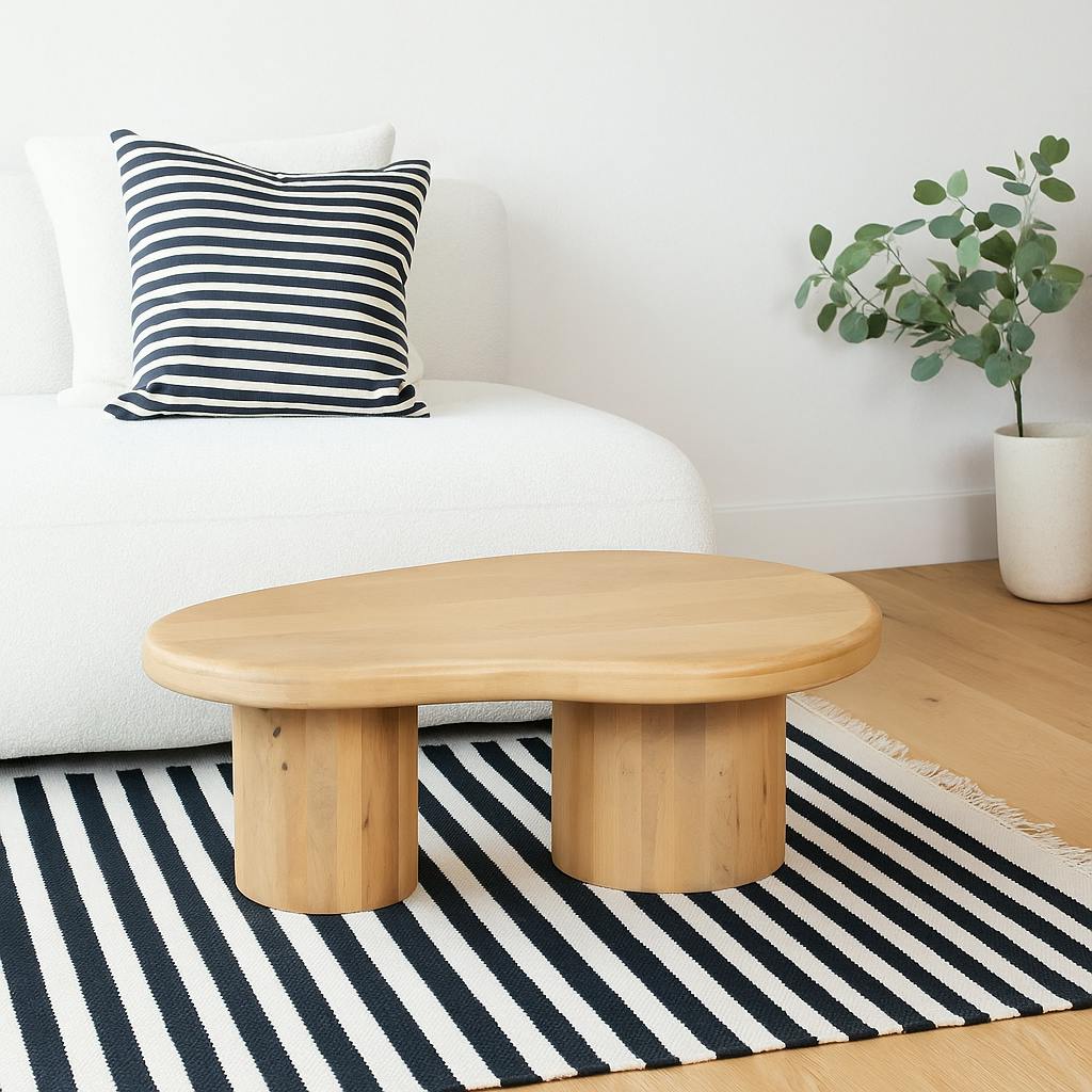 Rackhams Grain Buffalo Abstract Natural Mango Wood Coffee Table