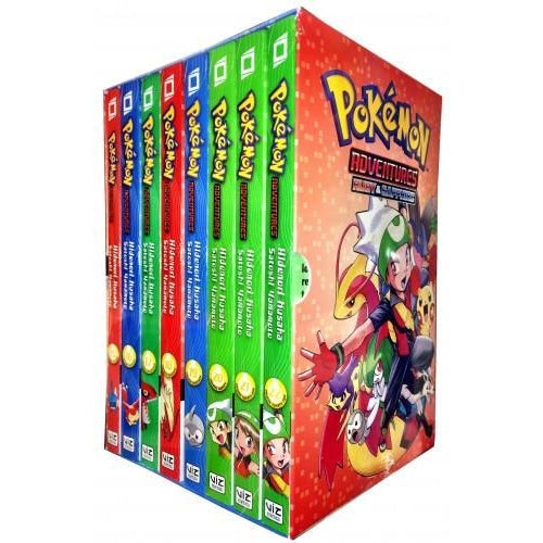 Viz Media Pokemon Adventures Ruby And Sapphire Collection 8 Books Box Set - Vol 15-22