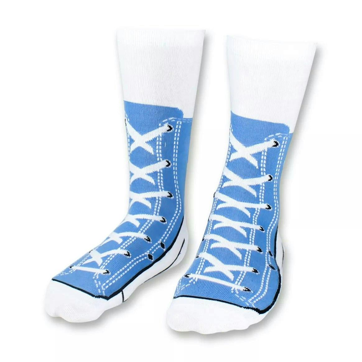 Nova Blue Sneaker Socks (Blue)