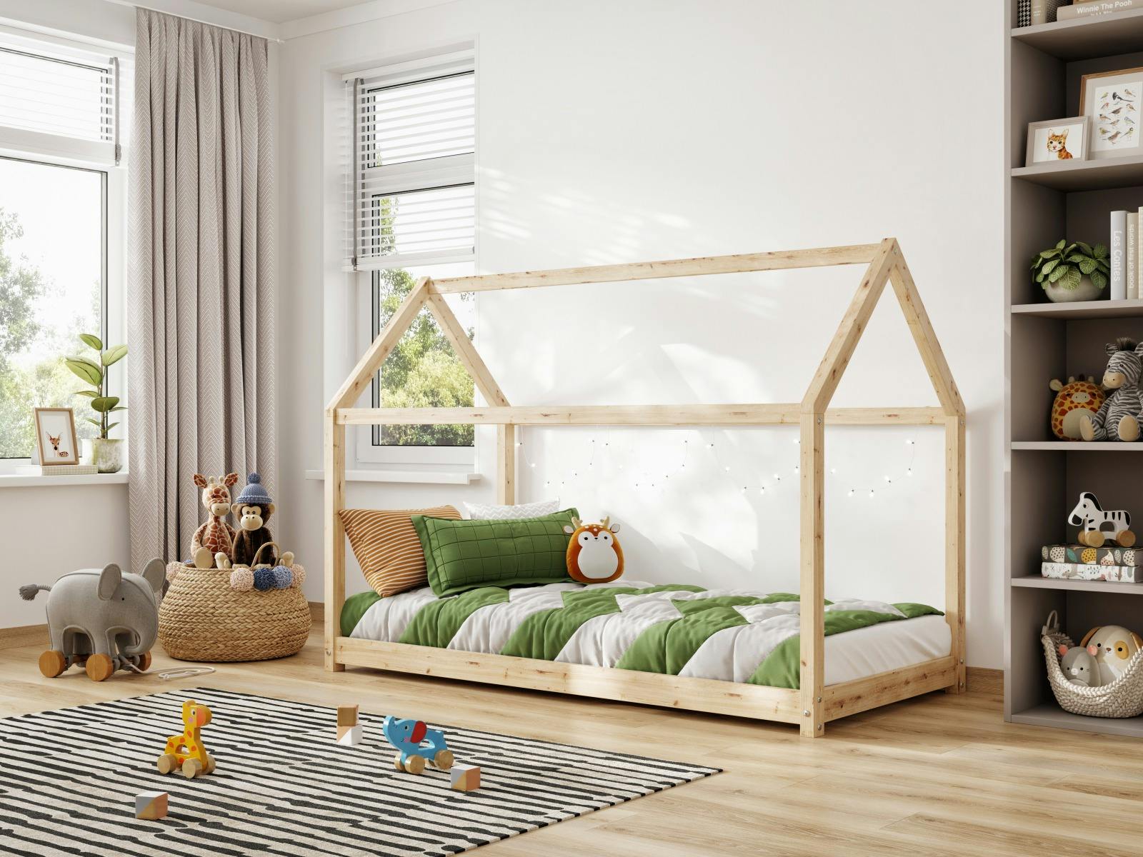 Rackhams Brown Play House Bed Frame